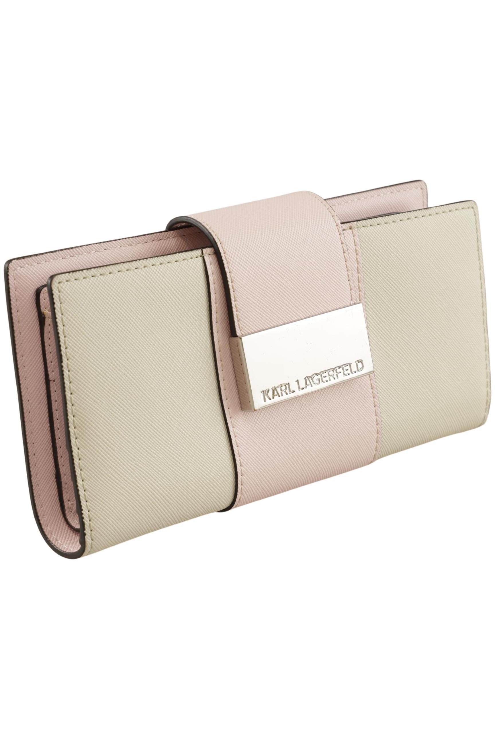 

Karl by Karl Lagerfeld Damen Portemonnaie, cremeweiß, Gr.