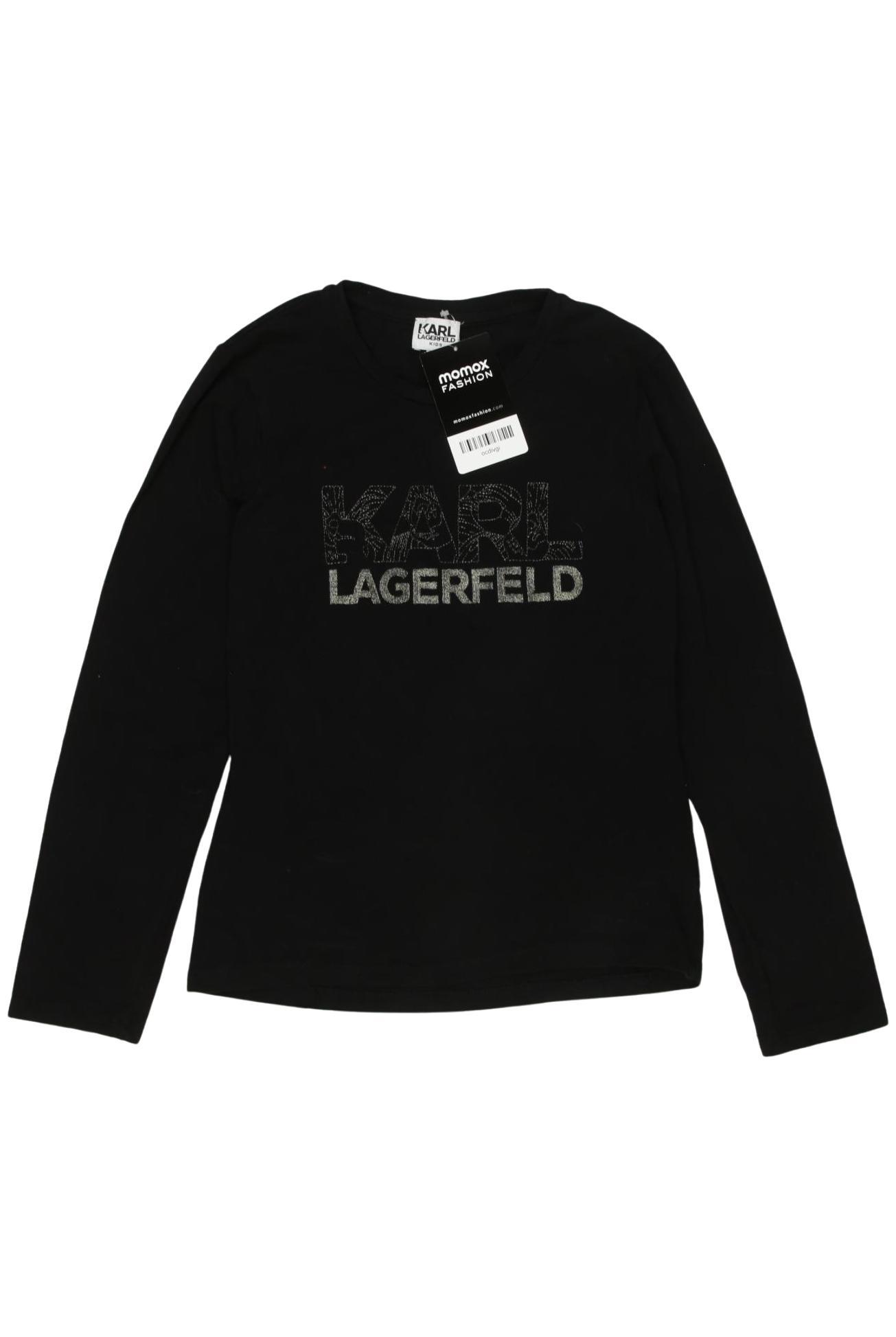 

Karl by Karl Lagerfeld Damen Langarmshirt, schwarz, Gr. 10