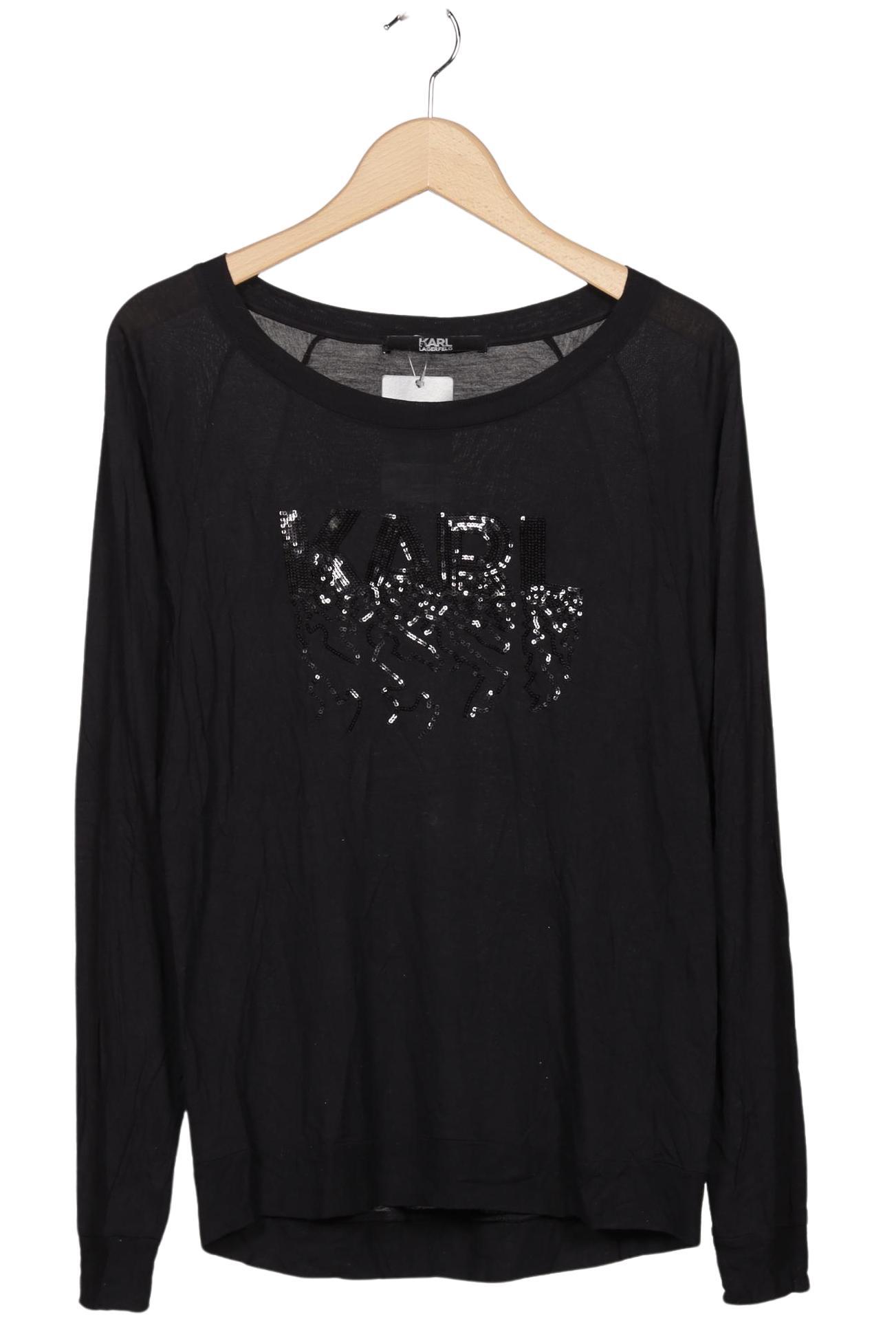 

Karl by Karl Lagerfeld Damen Langarmshirt, schwarz, Gr. 38