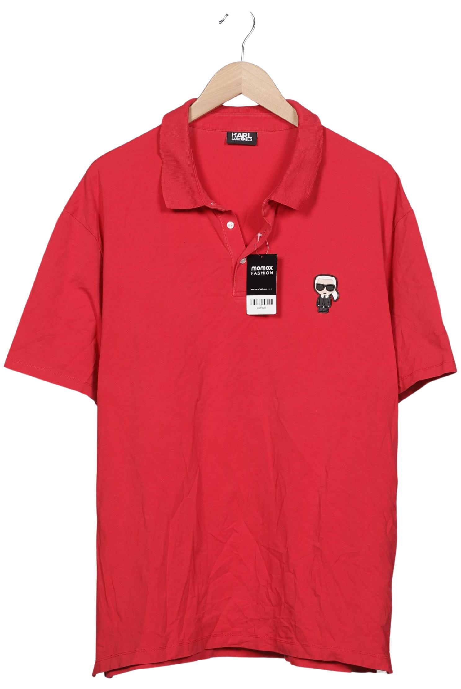 

Karl by Karl Lagerfeld Herren Poloshirt, rot, Gr. 58