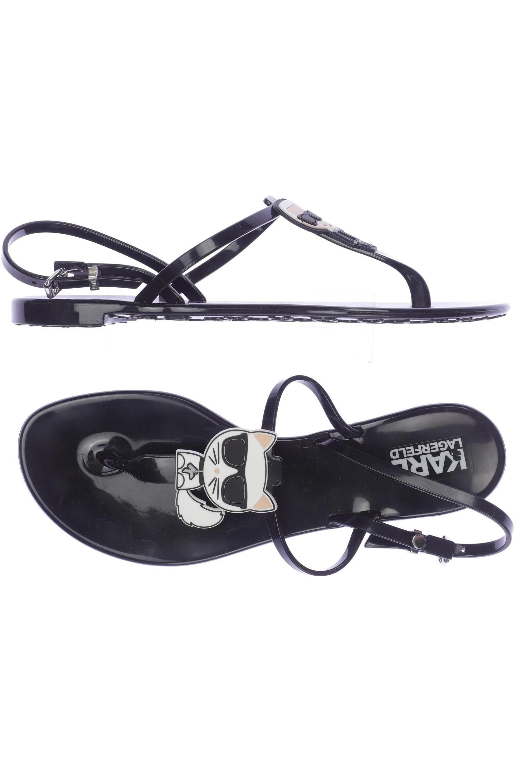 

Karl by Karl Lagerfeld Damen Sandale, schwarz, Gr. 40