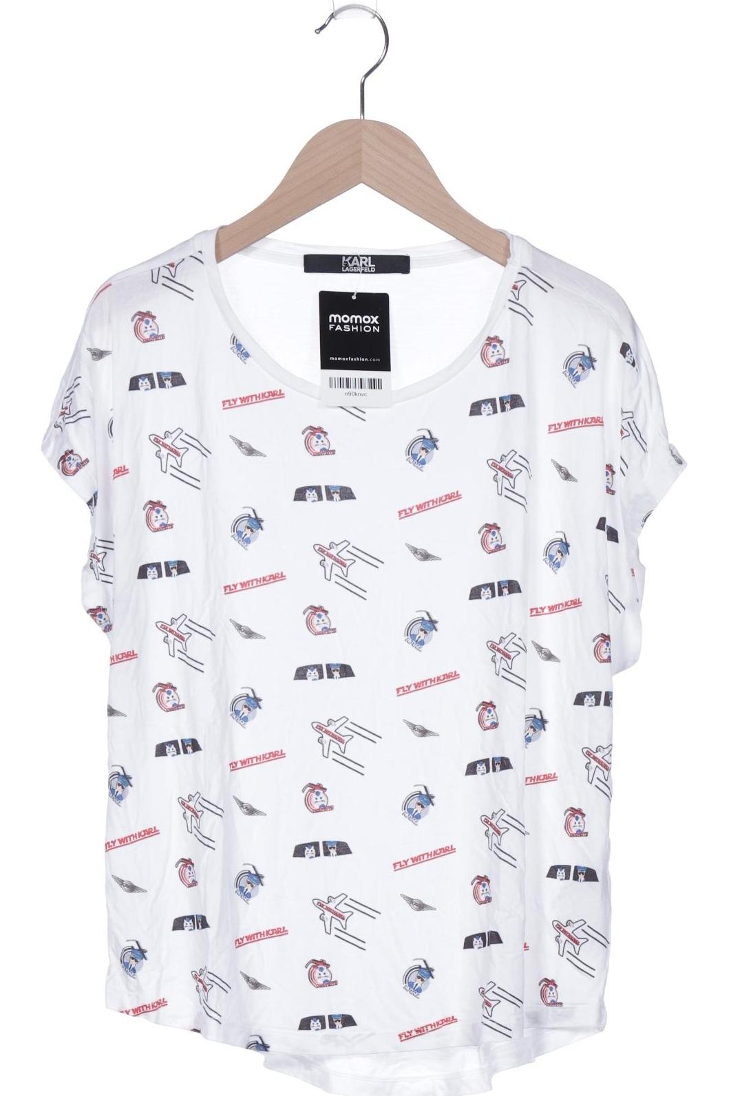 

Karl by Karl Lagerfeld Damen T-Shirt, weiß, Gr. 36