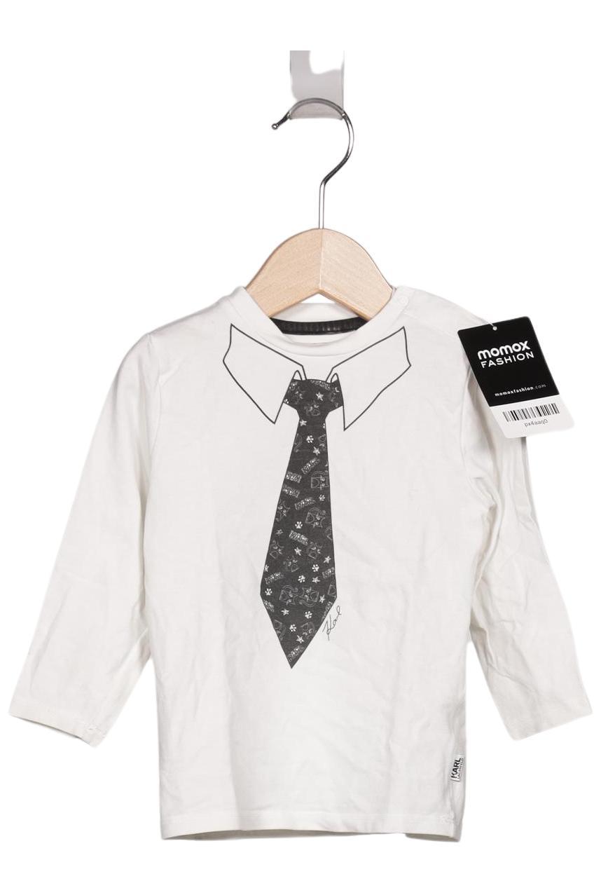 

Karl by Karl Lagerfeld Herren Langarmshirt, weiß, Gr. 80