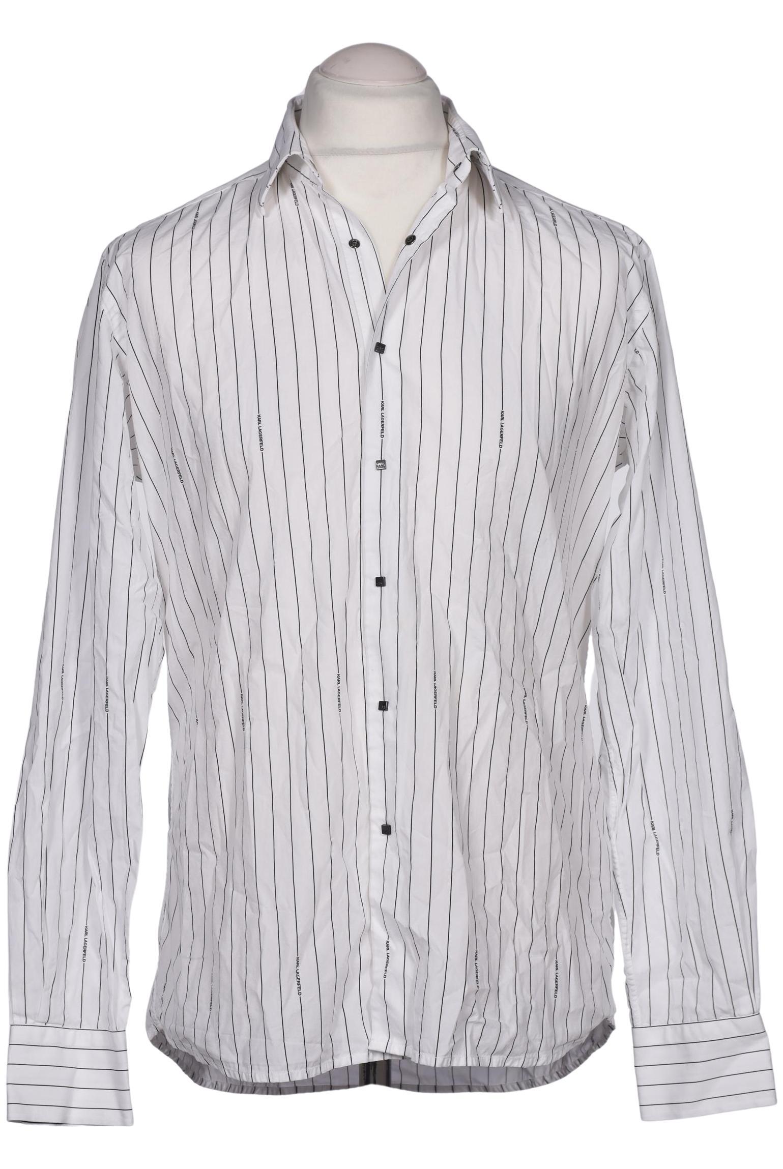 

Karl by Karl Lagerfeld Herren Hemd, weiß, Gr. 52