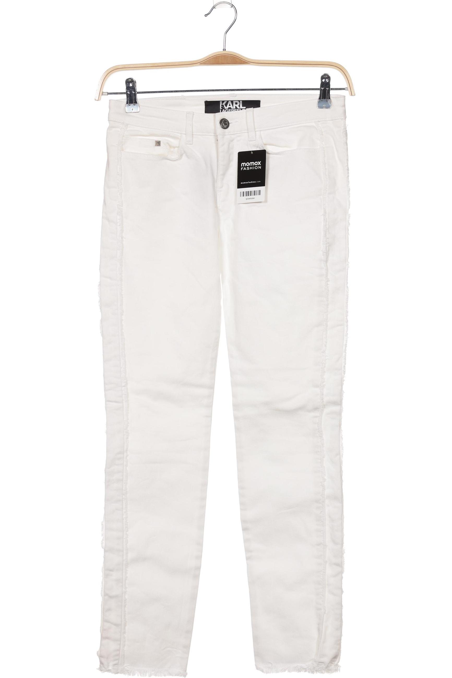 

Karl by Karl Lagerfeld Damen Jeans, cremeweiß, Gr. 25