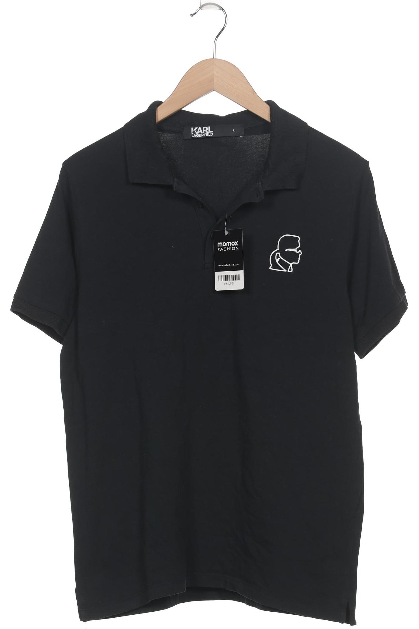 

Karl by Karl Lagerfeld Herren Poloshirt, schwarz, Gr. 52