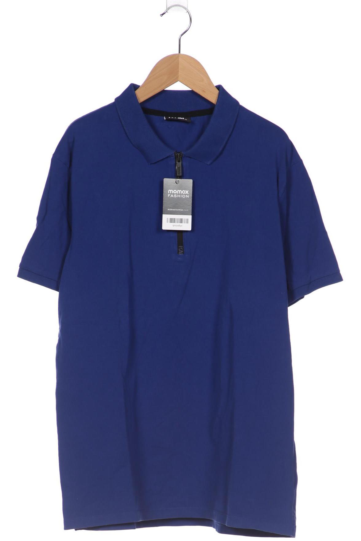 

Karl by Karl Lagerfeld Herren Poloshirt, blau