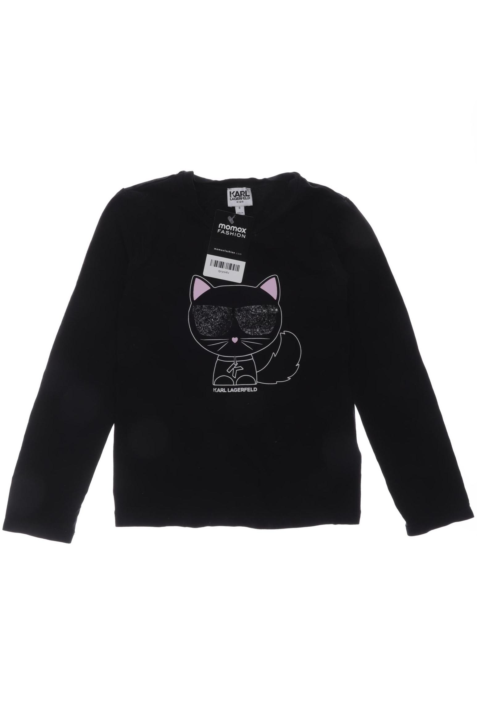 

Karl by Karl Lagerfeld Mädchen Langarmshirt, schwarz
