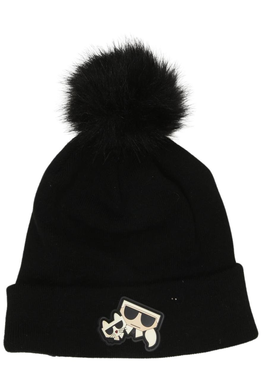 

Karl by Karl Lagerfeld Damen Hut/Mütze, schwarz, Gr. uni
