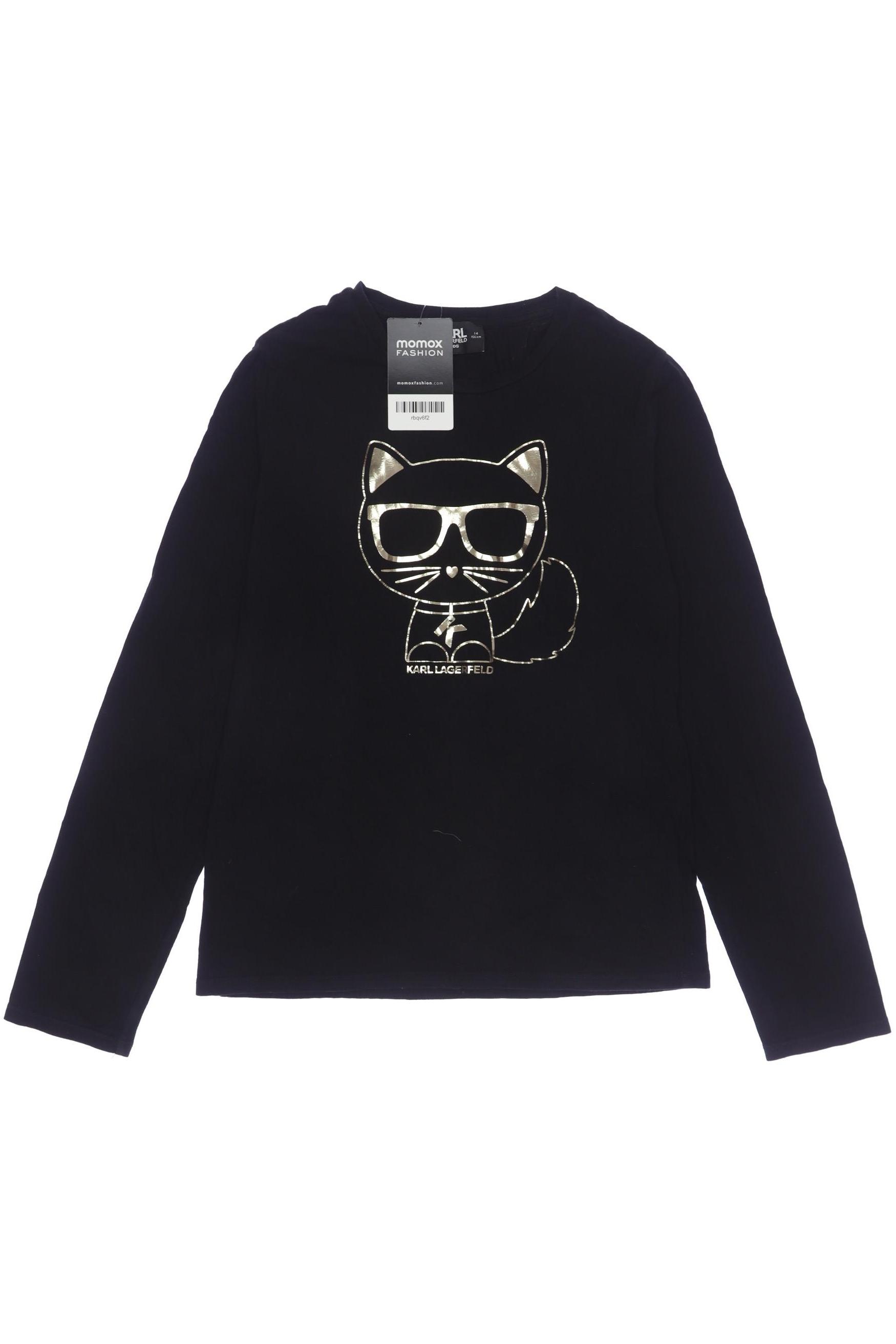 

Karl by Karl Lagerfeld Damen Langarmshirt, schwarz, Gr. 14
