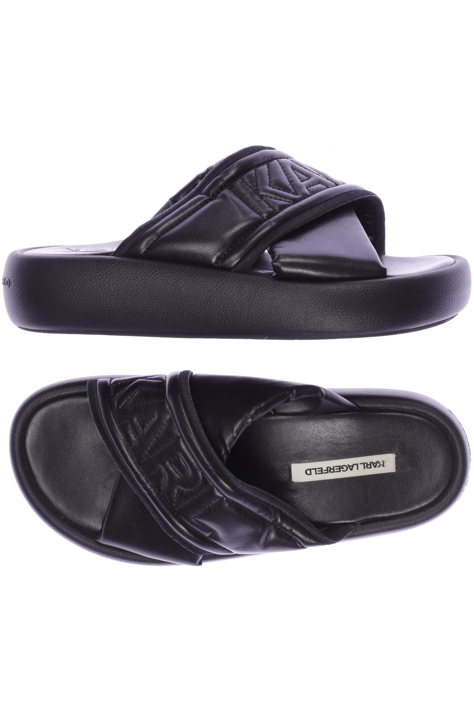 

Karl by Karl Lagerfeld Damen Sandale, schwarz, Gr. 37