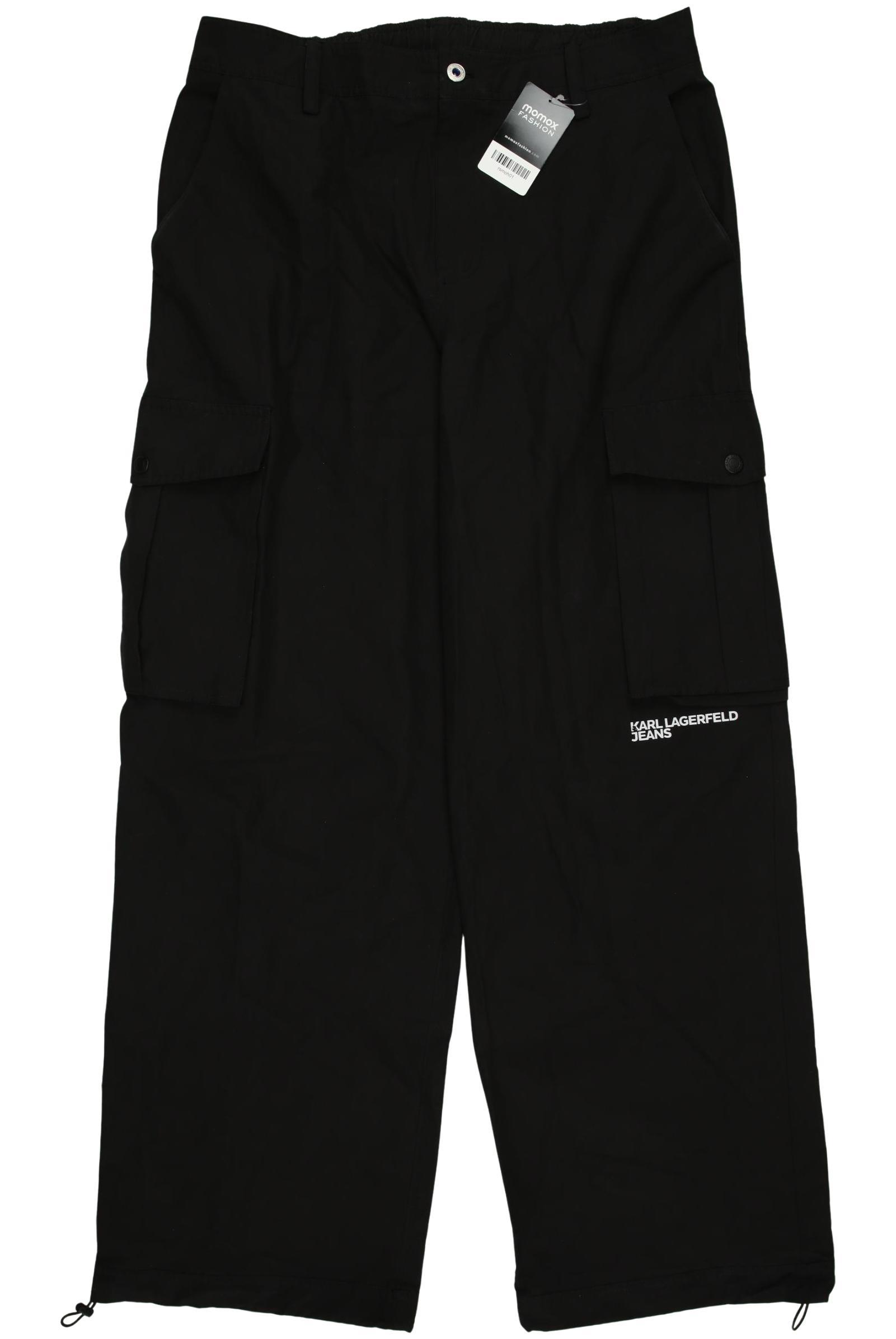 

Karl by Karl Lagerfeld Herren Stoffhose, schwarz, Gr. 0