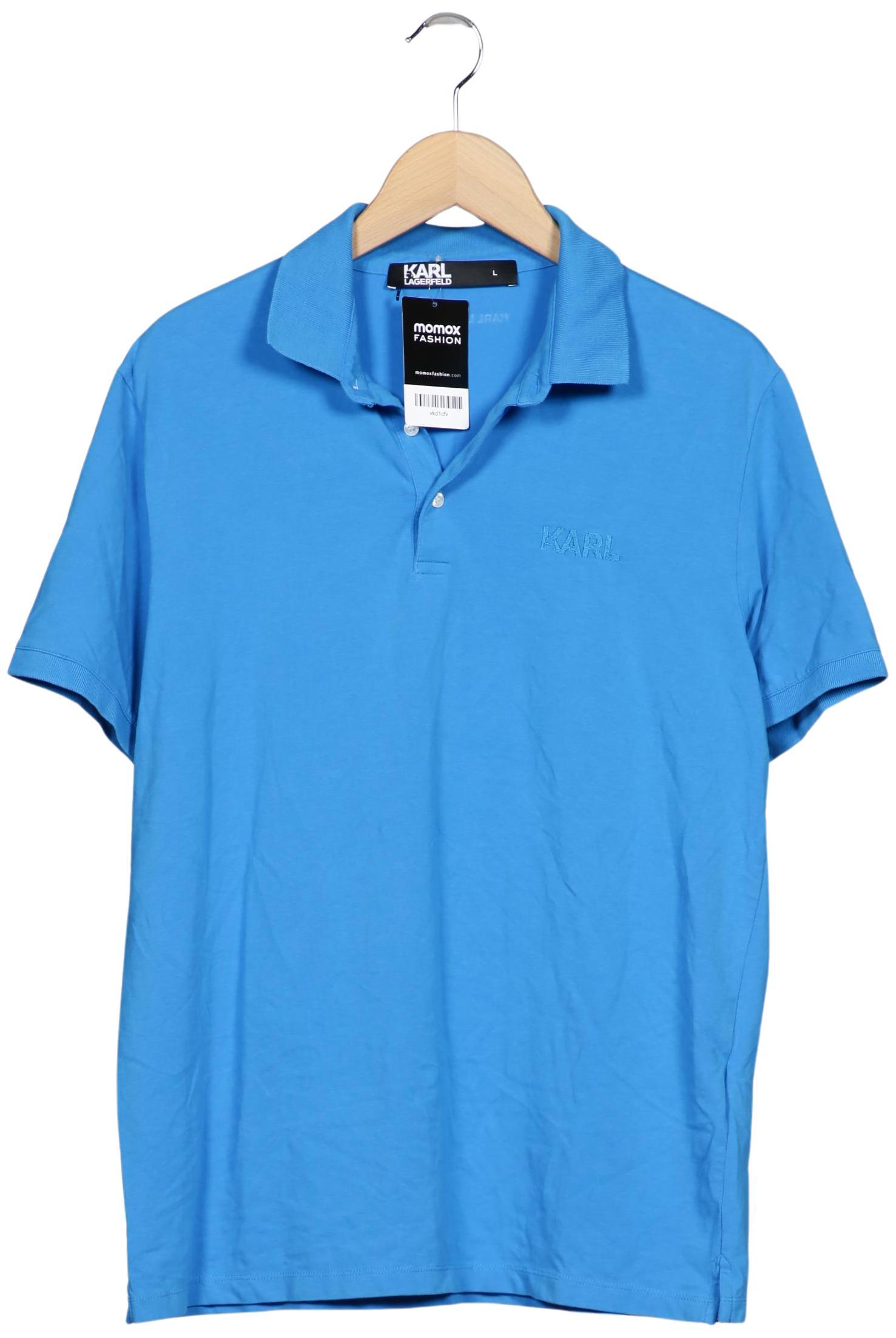 

Karl by Karl Lagerfeld Herren Poloshirt, blau, Gr. 52