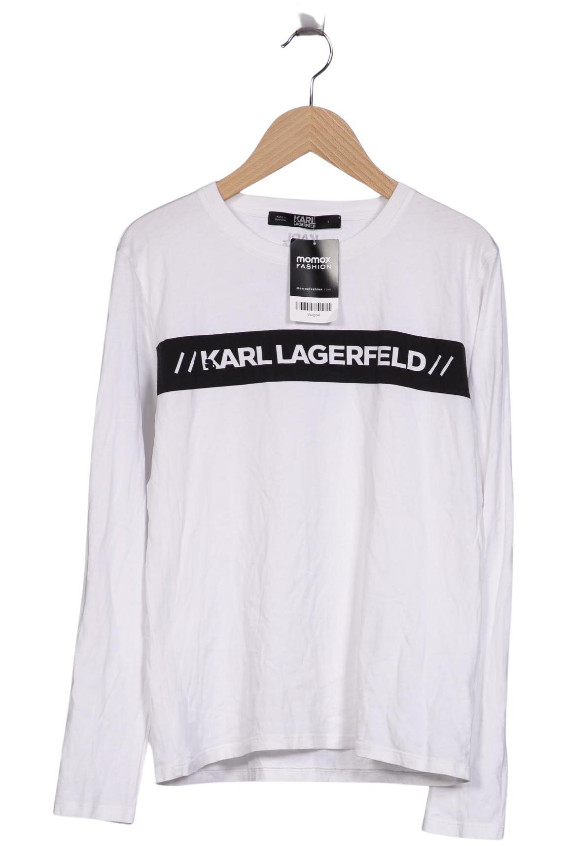 

Karl by Karl Lagerfeld Damen Langarmshirt, weiß, Gr. 36