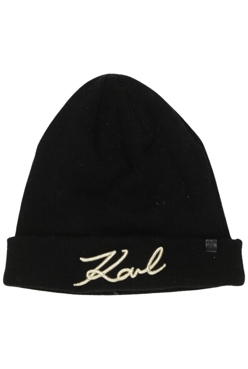 

Karl by Karl Lagerfeld Damen Hut/Mütze, schwarz, Gr. uni