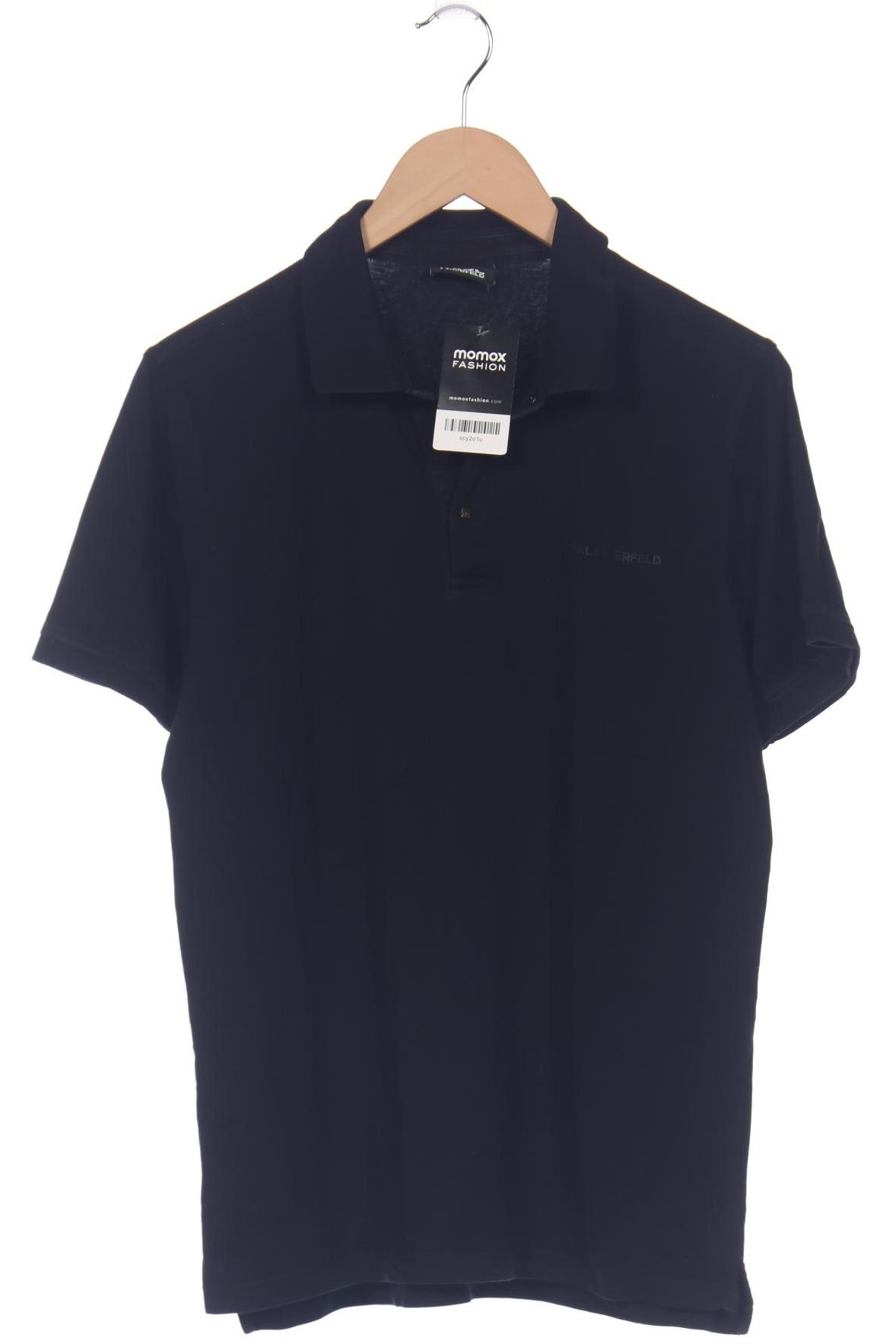 

Karl by Karl Lagerfeld Herren Poloshirt, schwarz, Gr. 52