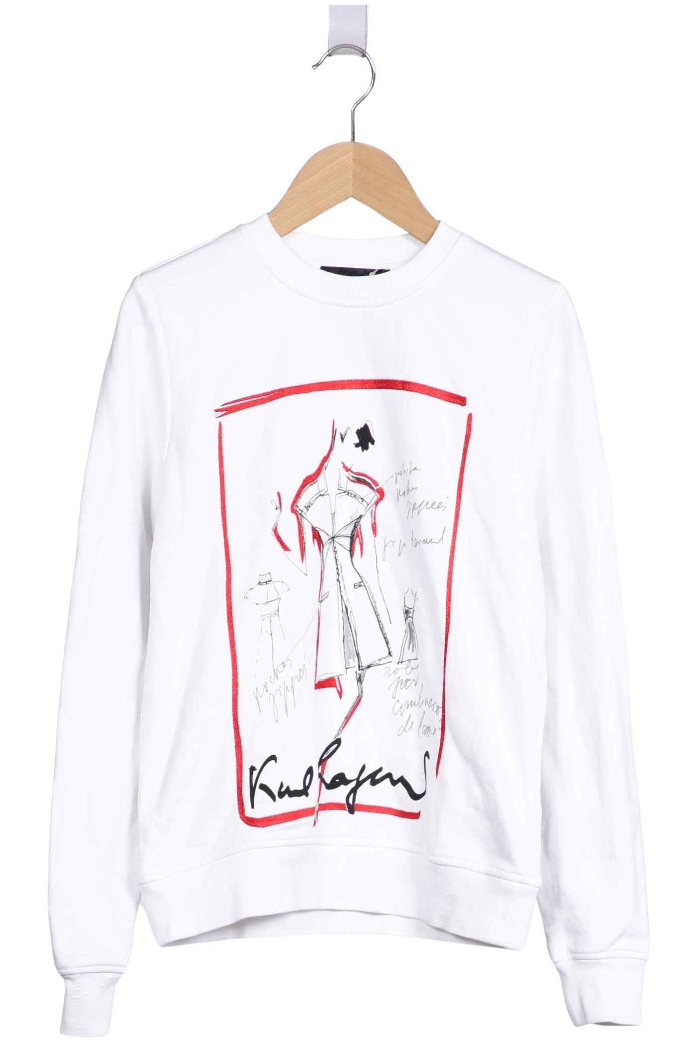 

Karl by Karl Lagerfeld Damen Sweatshirt, weiß, Gr. 34