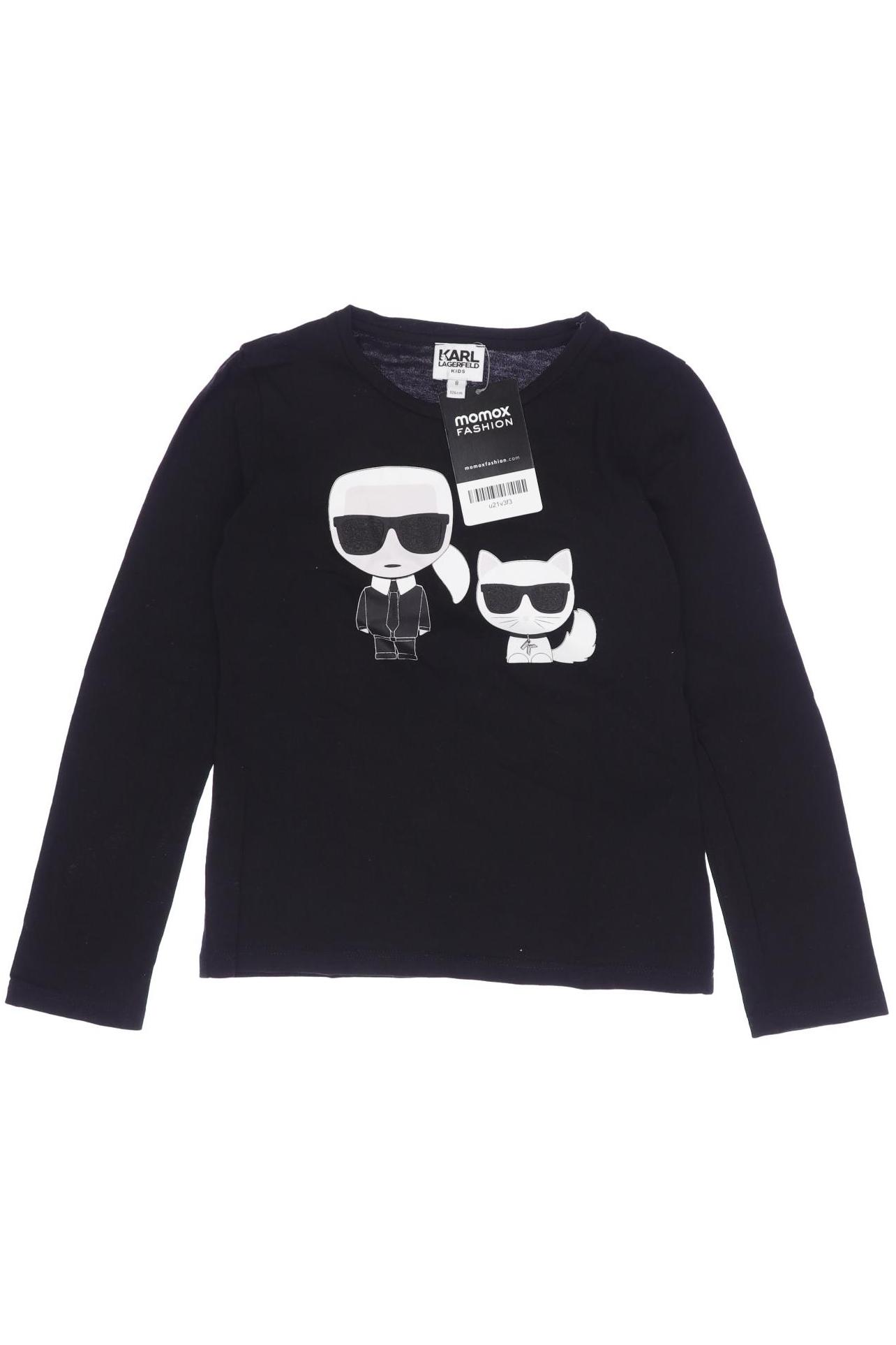 

Karl by Karl Lagerfeld Mädchen Langarmshirt, schwarz