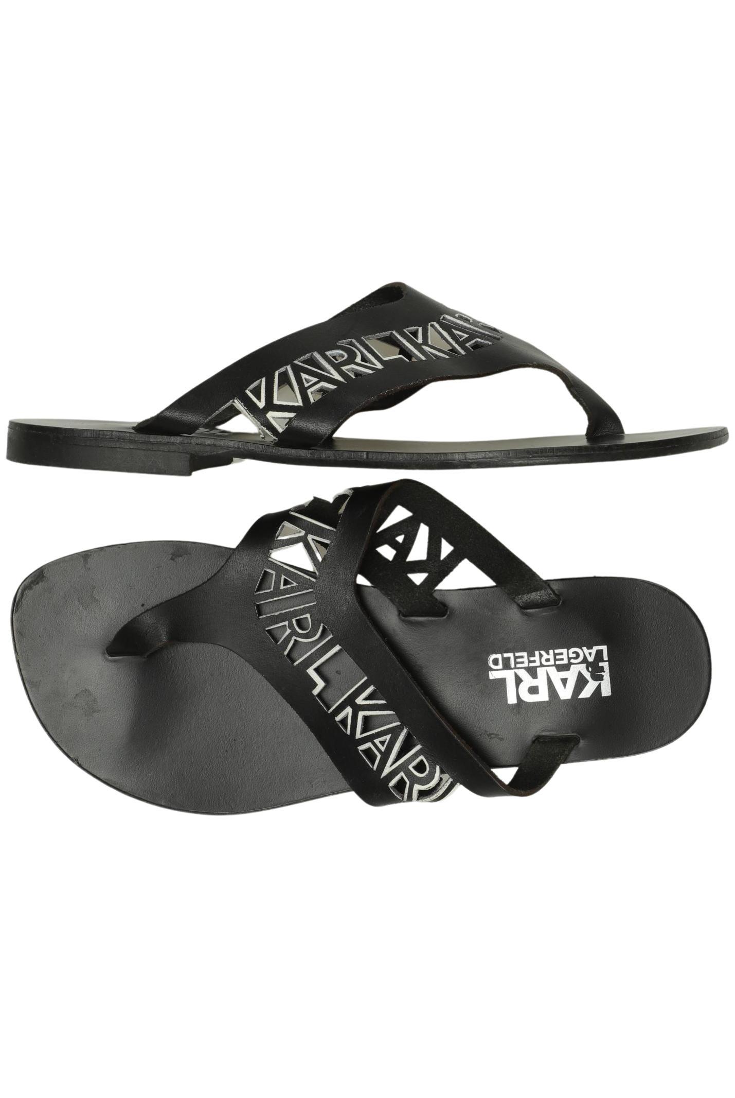 

Karl by Karl Lagerfeld Damen Sandale, schwarz, Gr. 36