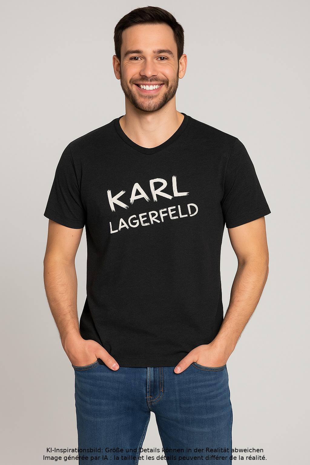 

Karl by Karl Lagerfeld Herren T-Shirt, grau, Gr. 52
