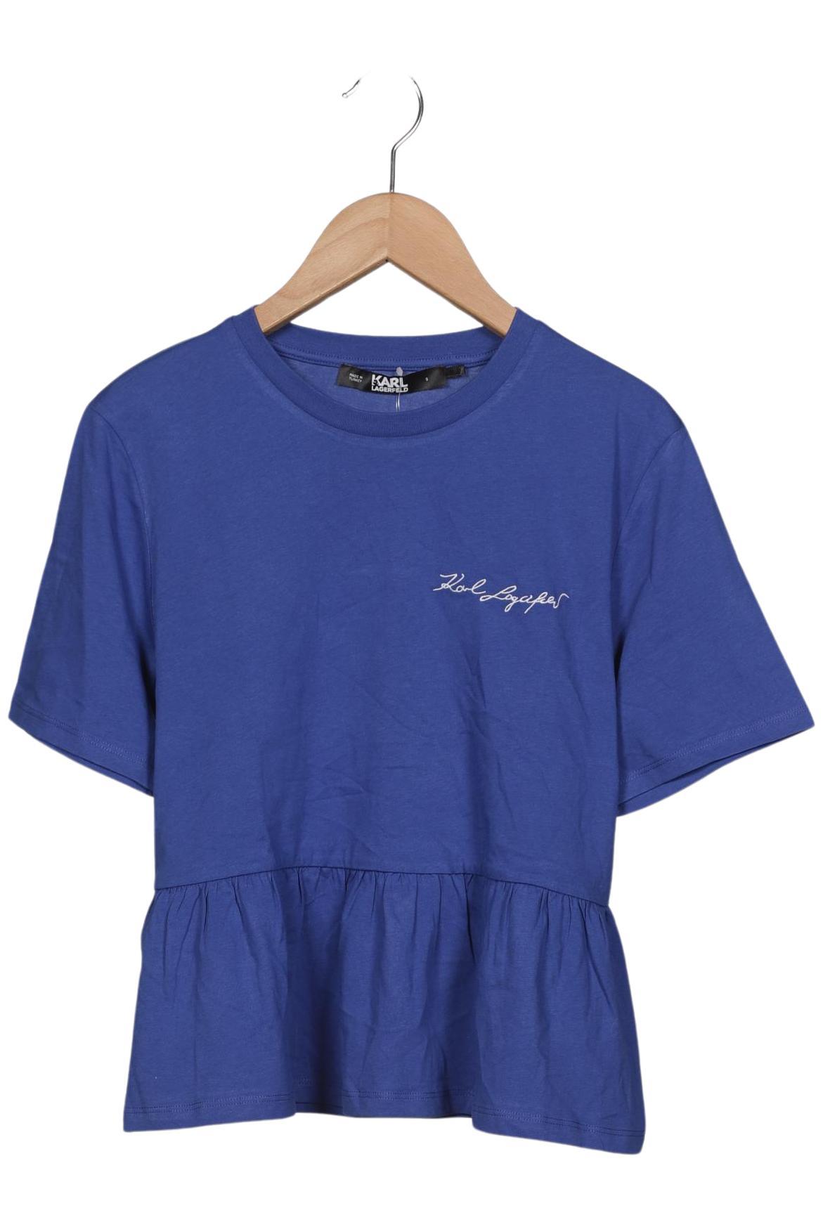 

Karl by Karl Lagerfeld Damen T-Shirt, blau, Gr. 36