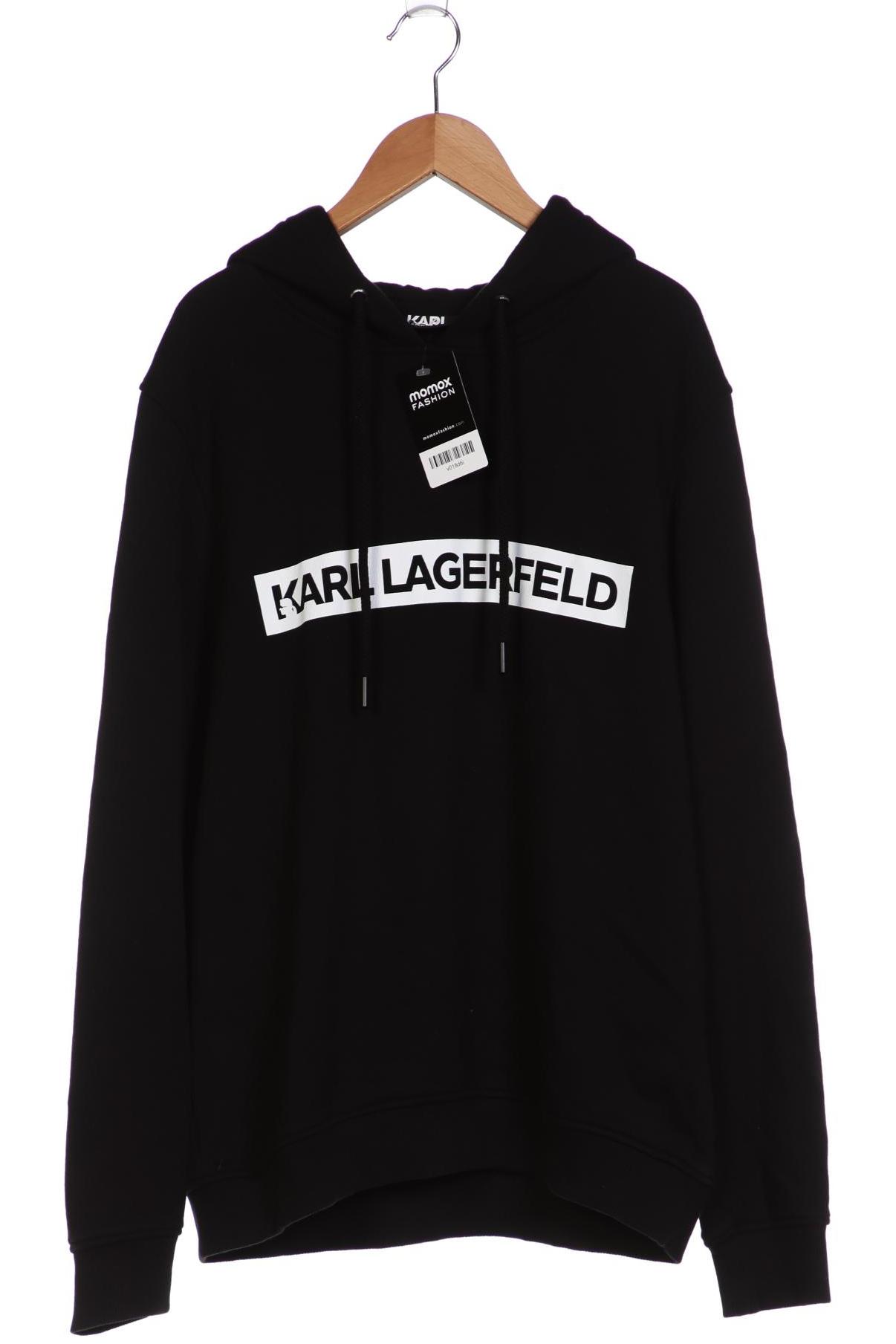 

Karl by Karl Lagerfeld Herren Kapuzenpullover, schwarz, Gr. 48