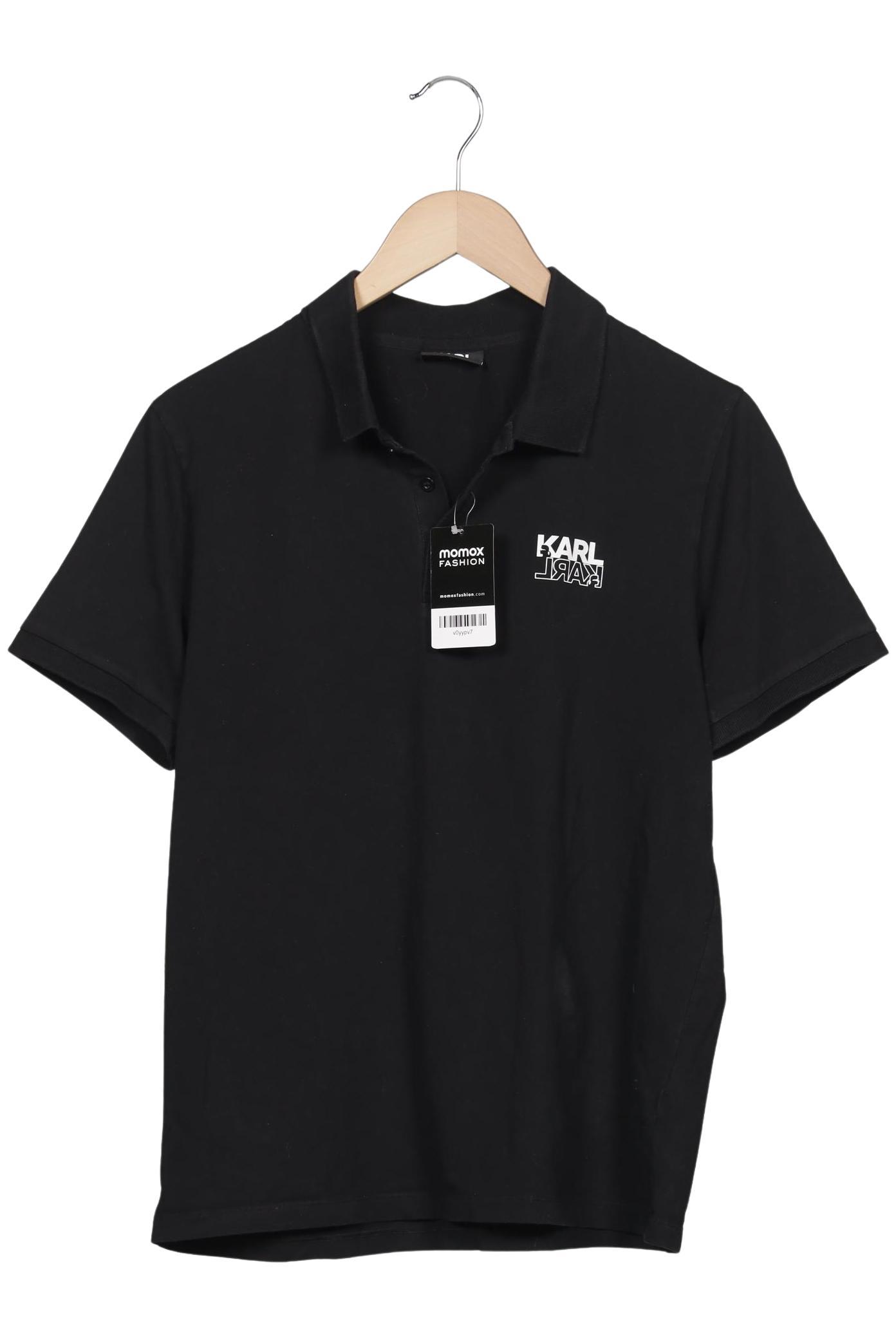 

Karl by Karl Lagerfeld Herren Poloshirt, schwarz, Gr. 52