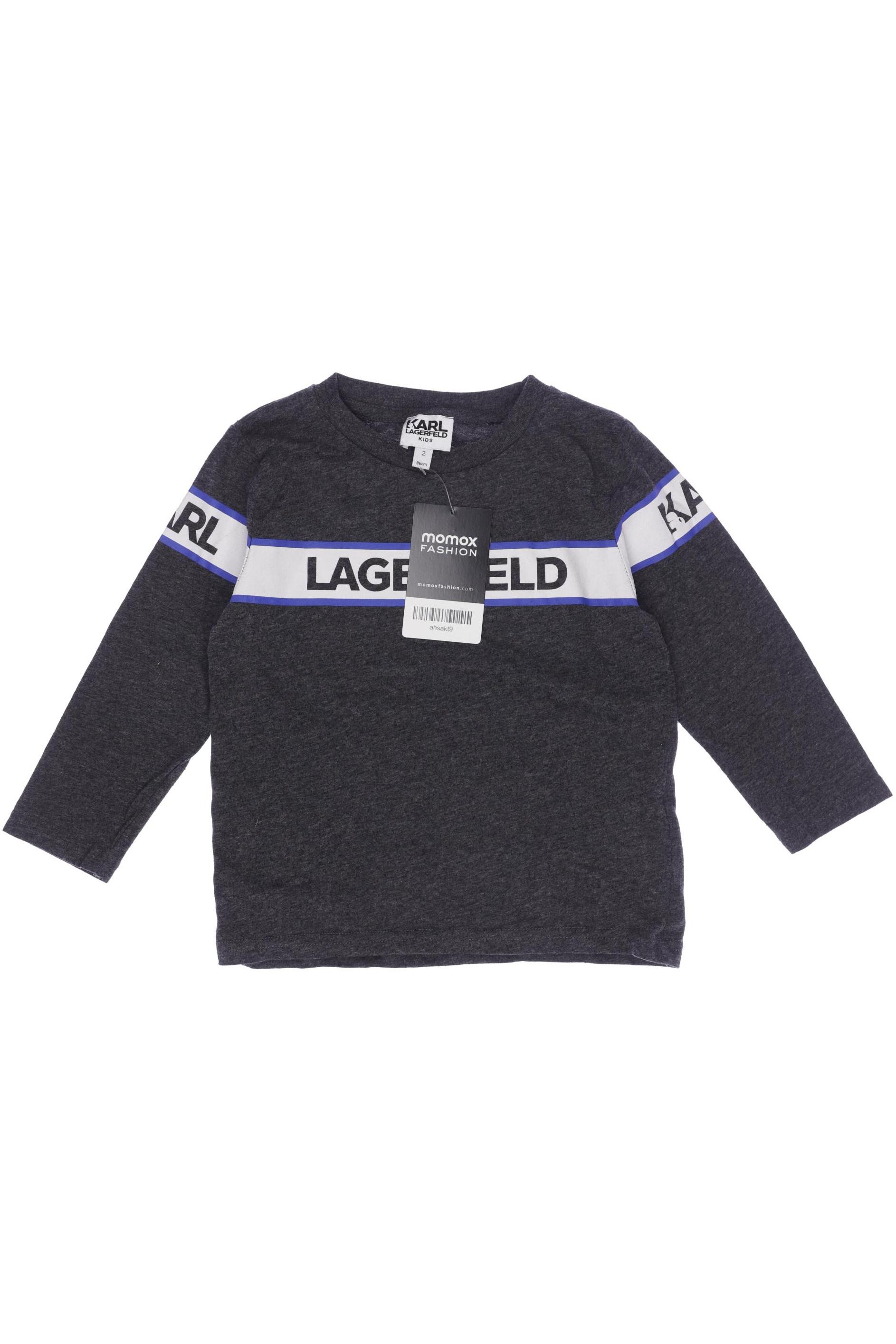 

Karl by Karl Lagerfeld Herren Langarmshirt, grau, Gr. 86