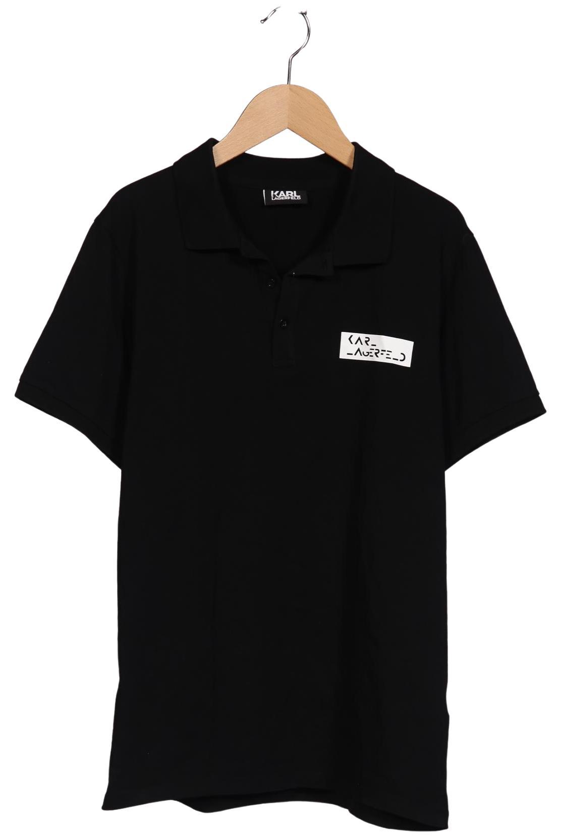 

Karl by Karl Lagerfeld Herren Poloshirt, schwarz, Gr. 52