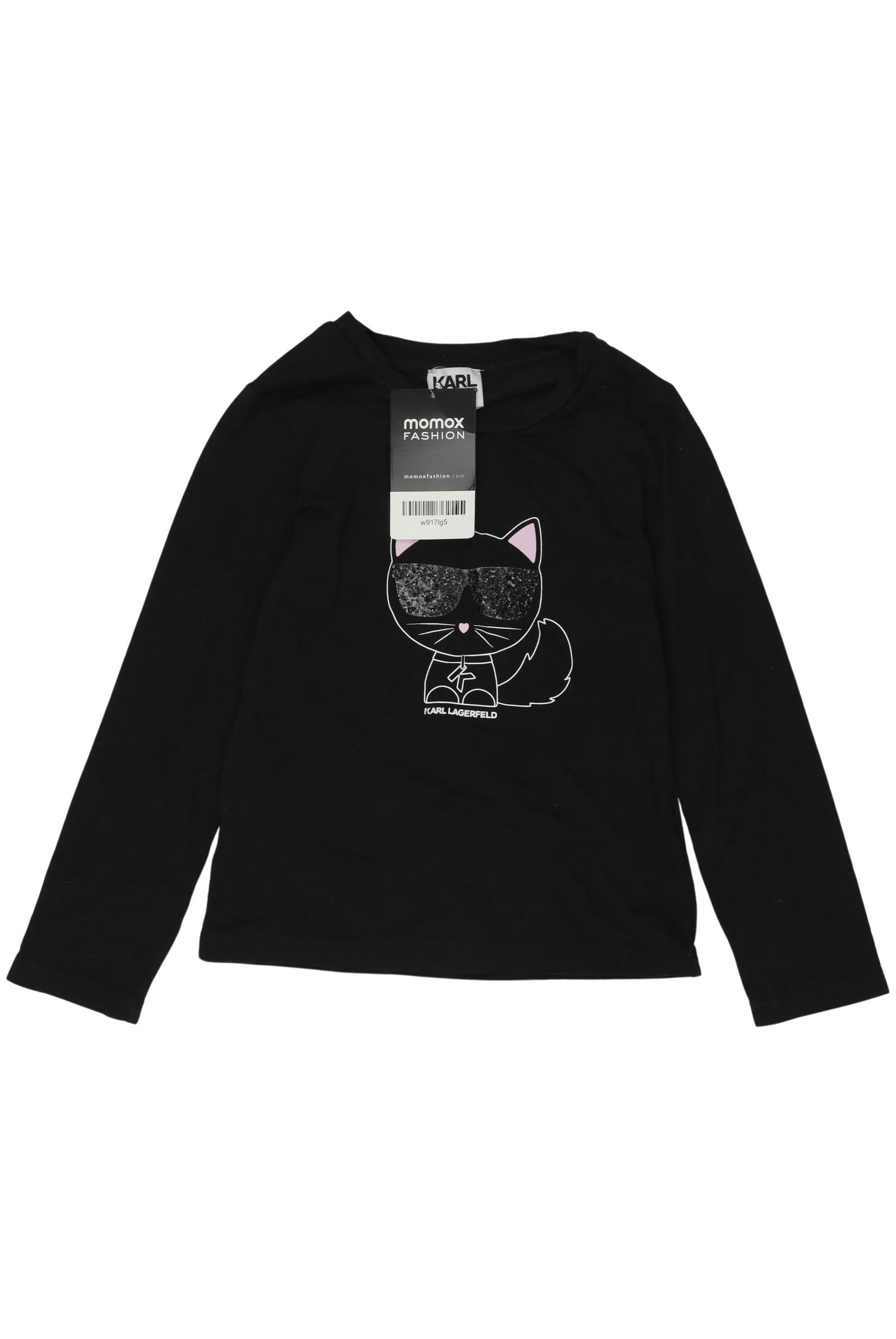 

Karl by Karl Lagerfeld Mädchen Langarmshirt, schwarz, Gr. 104