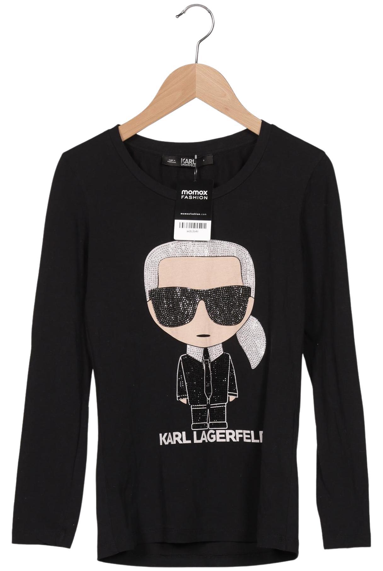 

Karl by Karl Lagerfeld Damen Langarmshirt, schwarz, Gr. 36