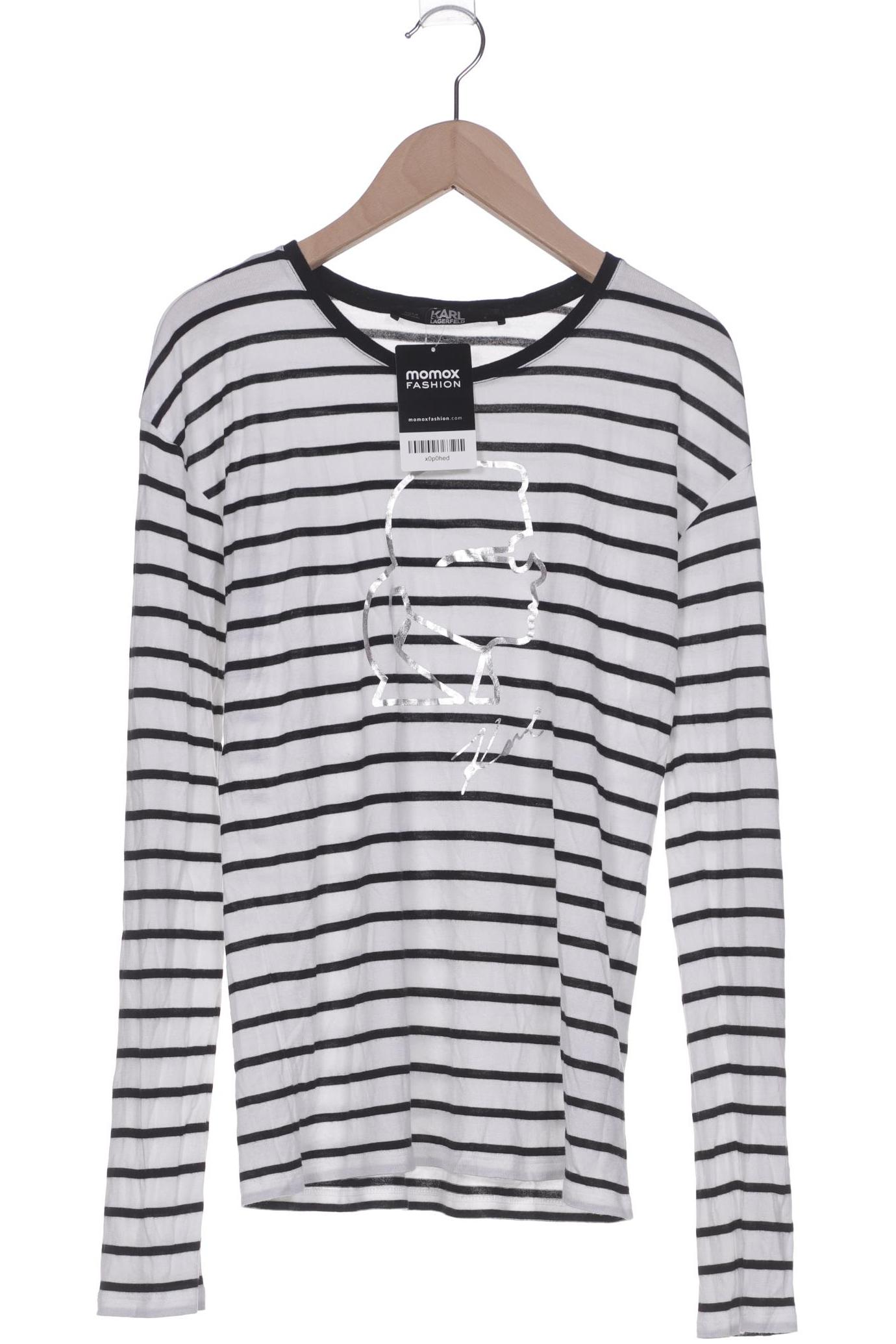 

Karl by Karl Lagerfeld Damen Langarmshirt, weiß, Gr. 36