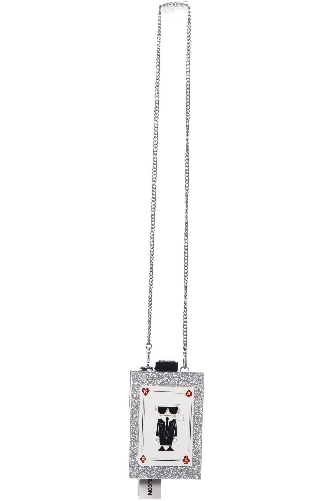 

Karl by Karl Lagerfeld Damen Handtasche, silber, Gr.