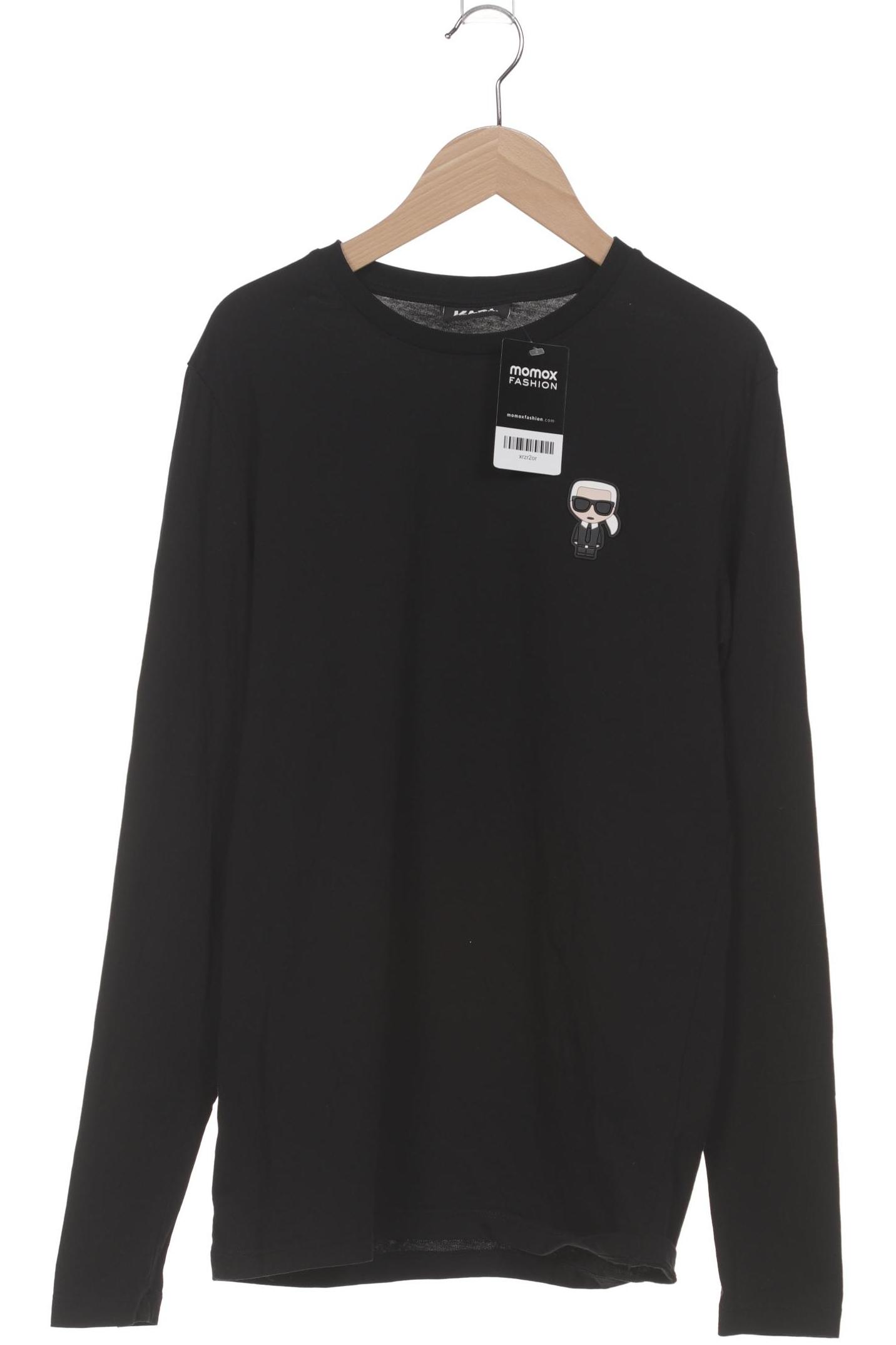 

Karl by Karl Lagerfeld Herren Langarmshirt, schwarz, Gr. 46