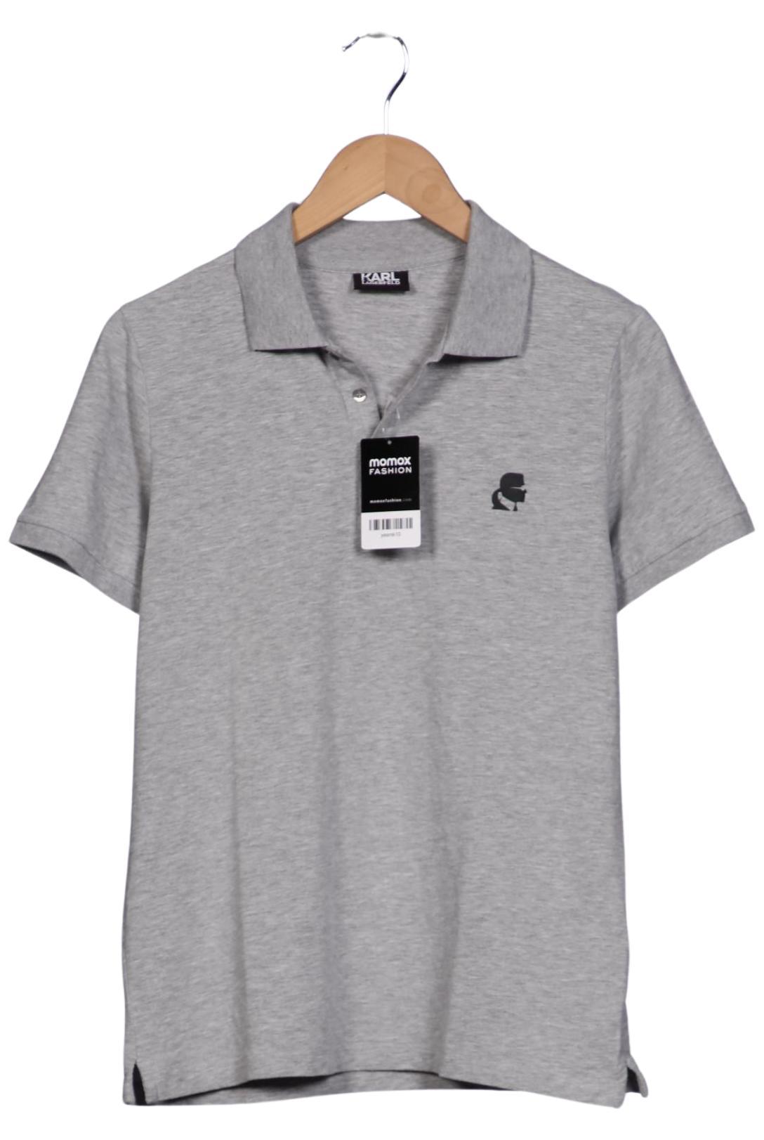

Karl by Karl Lagerfeld Herren Poloshirt, grau, Gr. 48