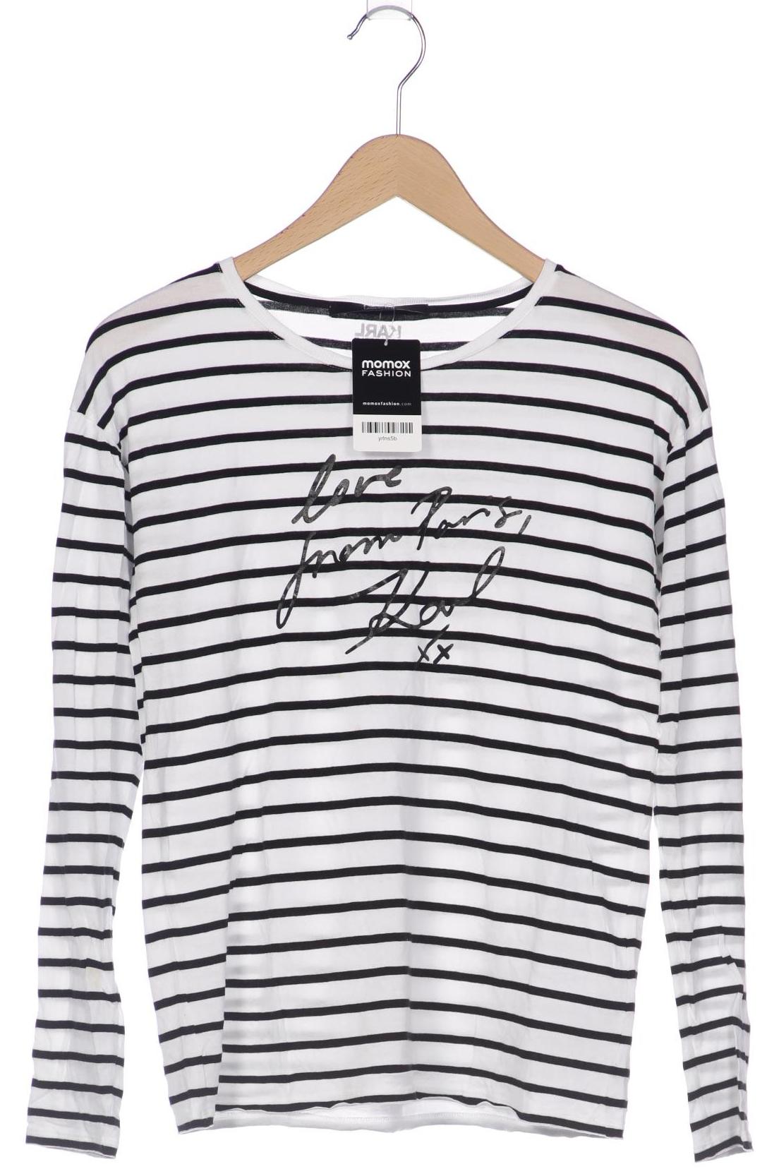 

Karl by Karl Lagerfeld Damen Langarmshirt, weiß, Gr. 38