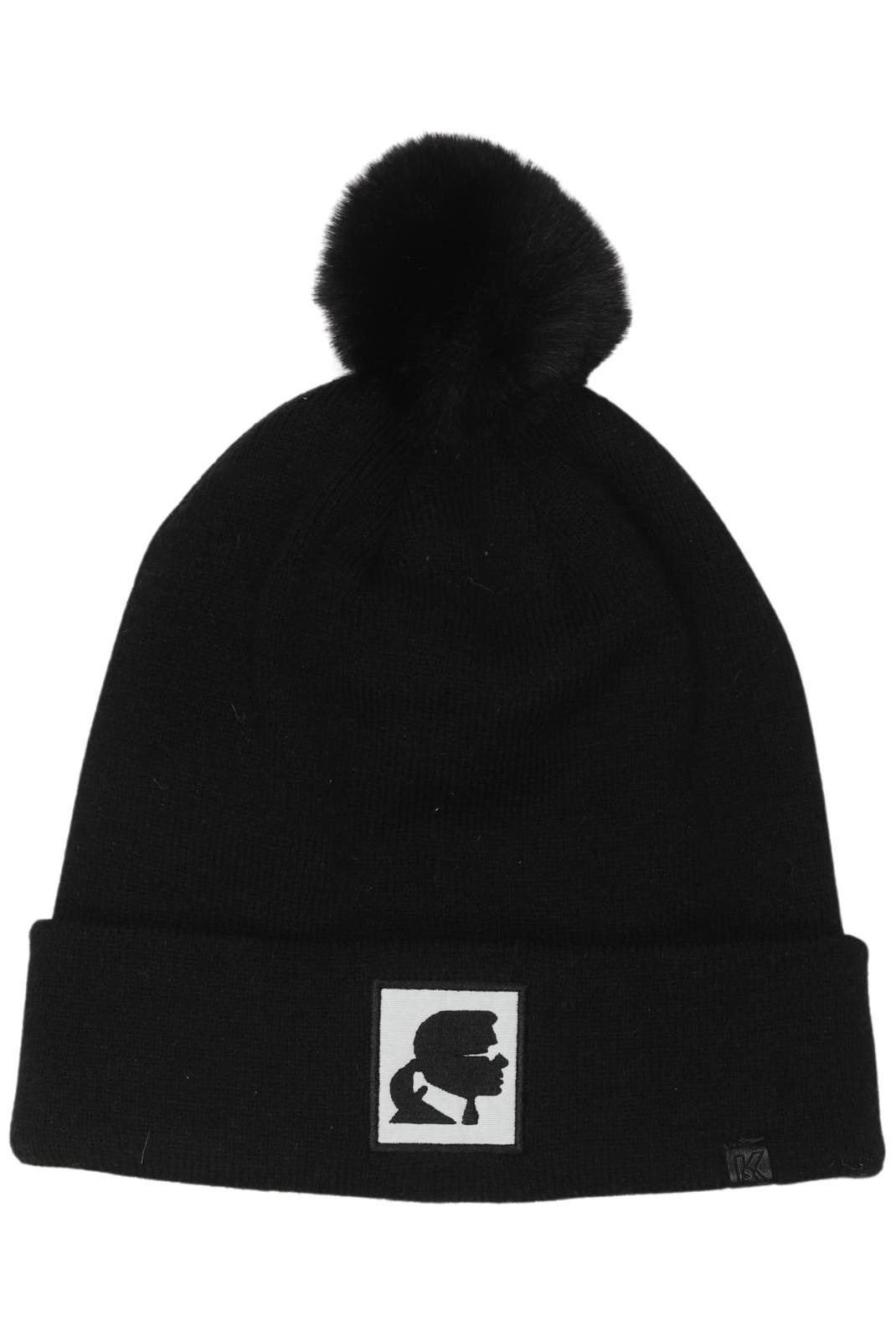 

Karl by Karl Lagerfeld Damen Hut/Mütze, schwarz, Gr. uni