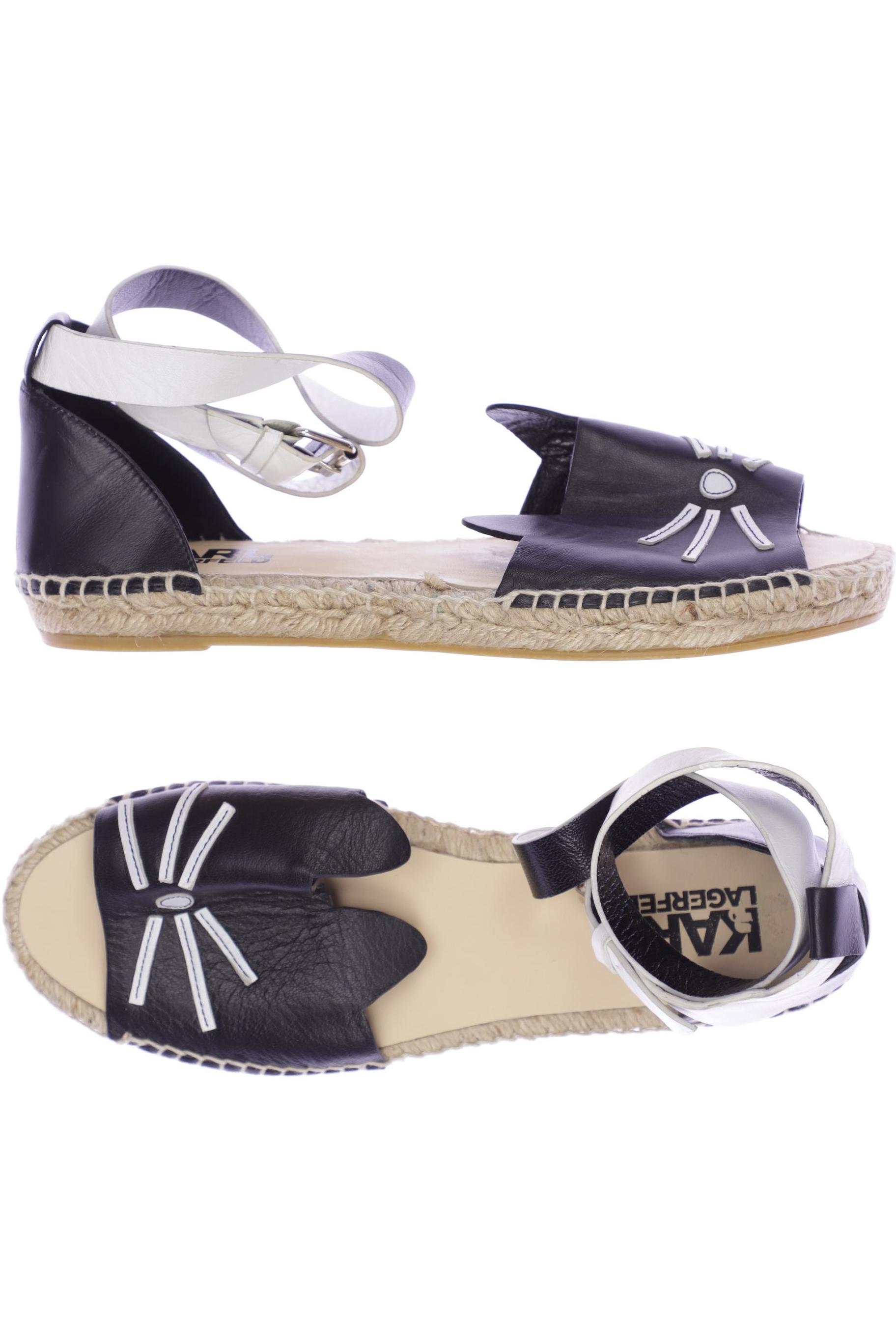 

Karl by Karl Lagerfeld Damen Sandale, schwarz, Gr. 37