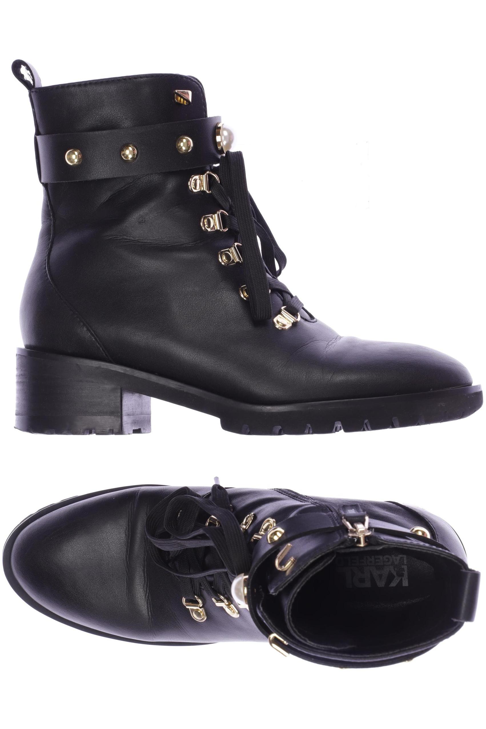 

Karl by Karl Lagerfeld Damen Stiefelette, schwarz, Gr. 38