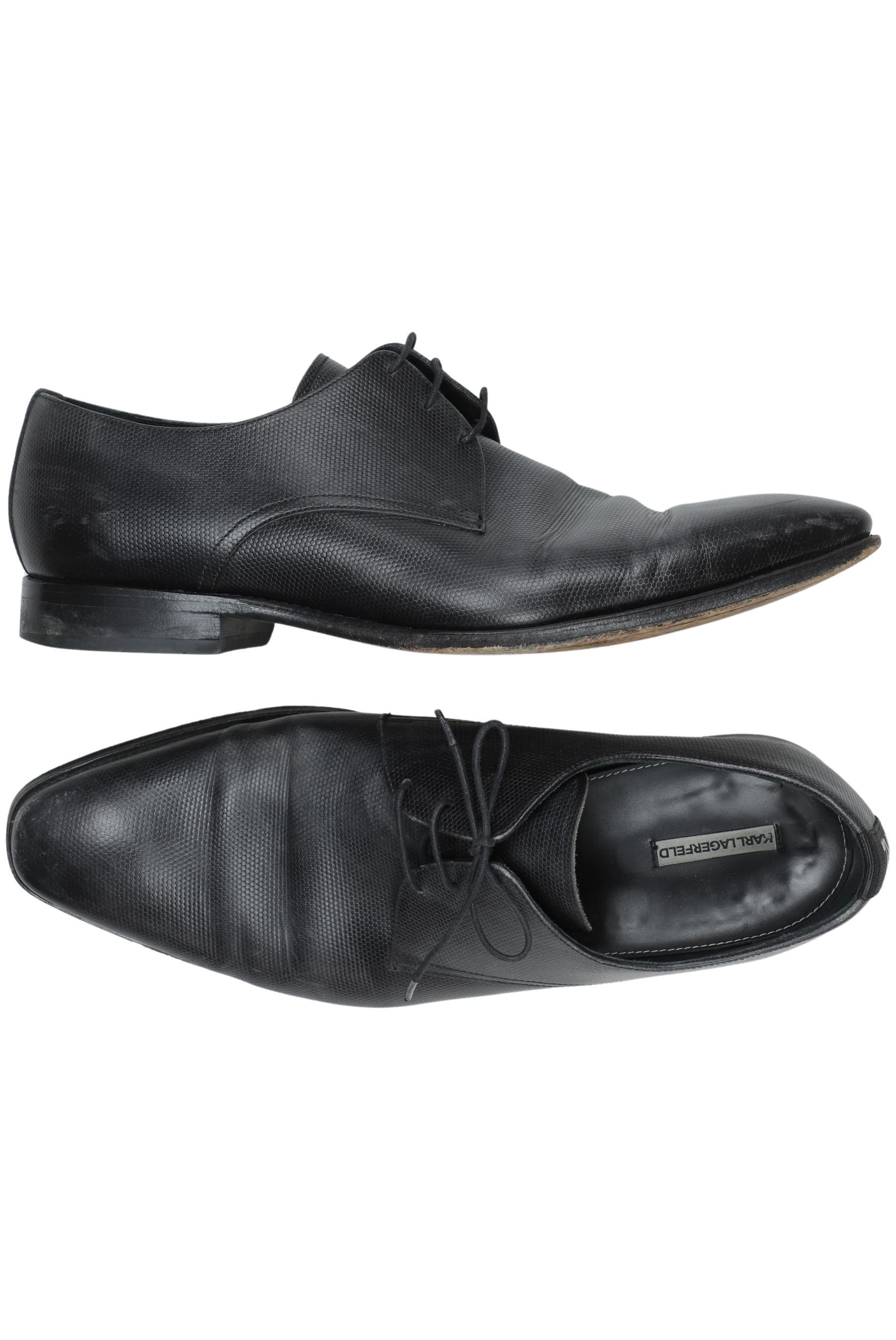 Thumbnail - Karl by Karl Lagerfeld Herren Halbschuh, schwarz, Gr. 12