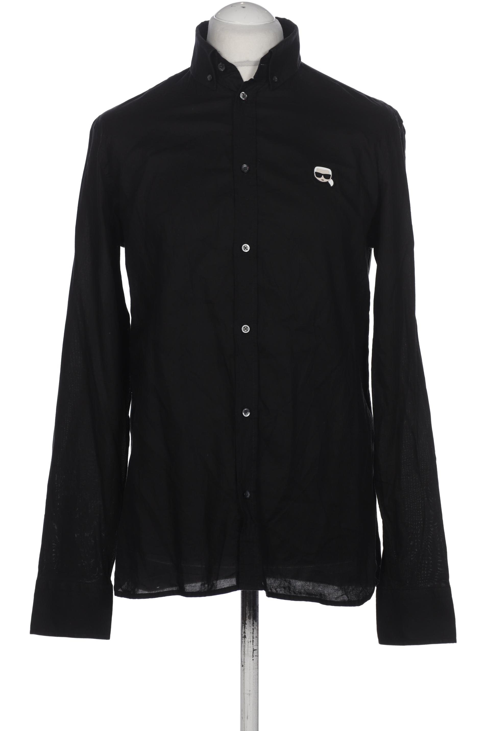 

Karl by Karl Lagerfeld Herren Hemd, schwarz, Gr. 48