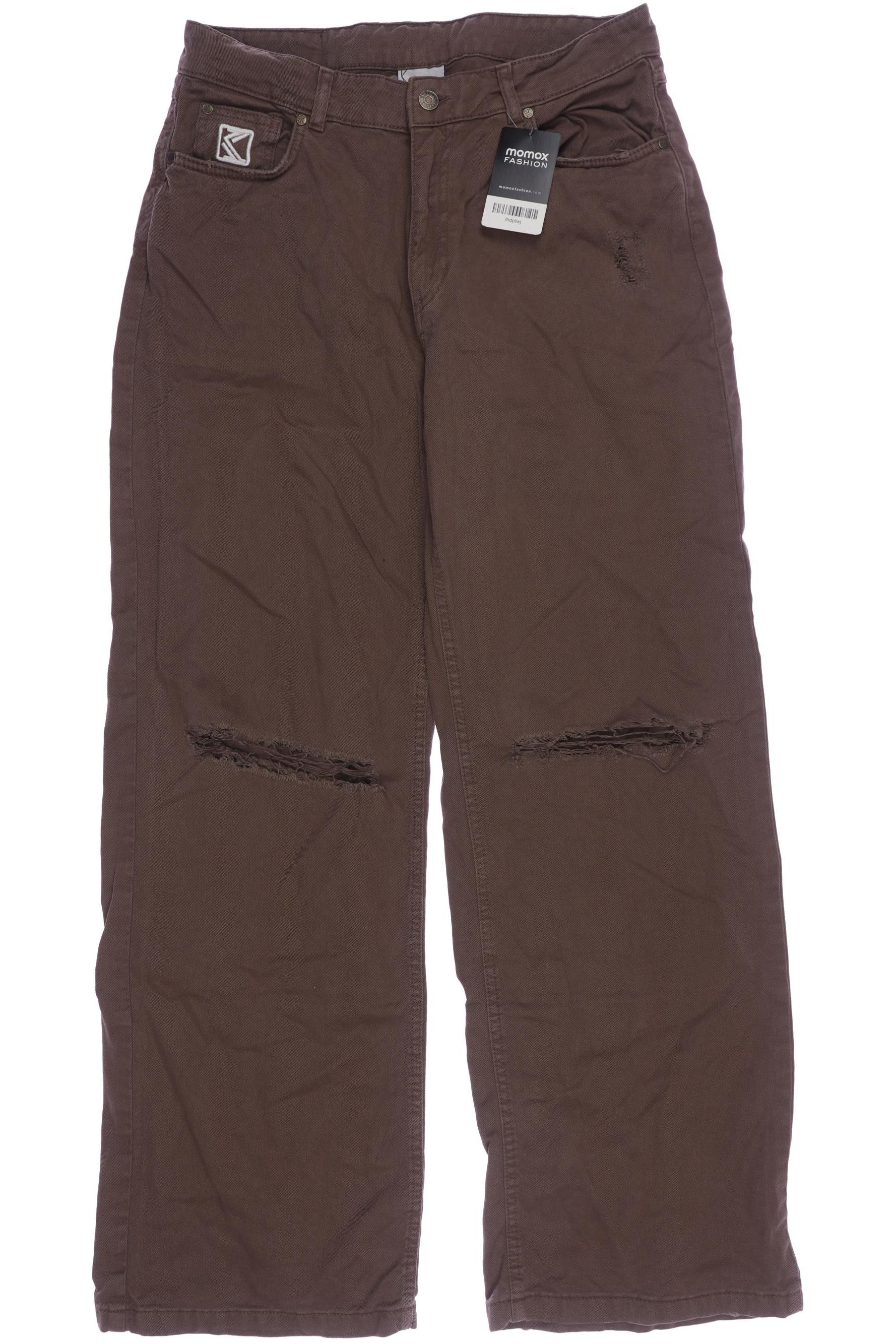 

Karl Kani Damen Jeans, braun, Gr. 0