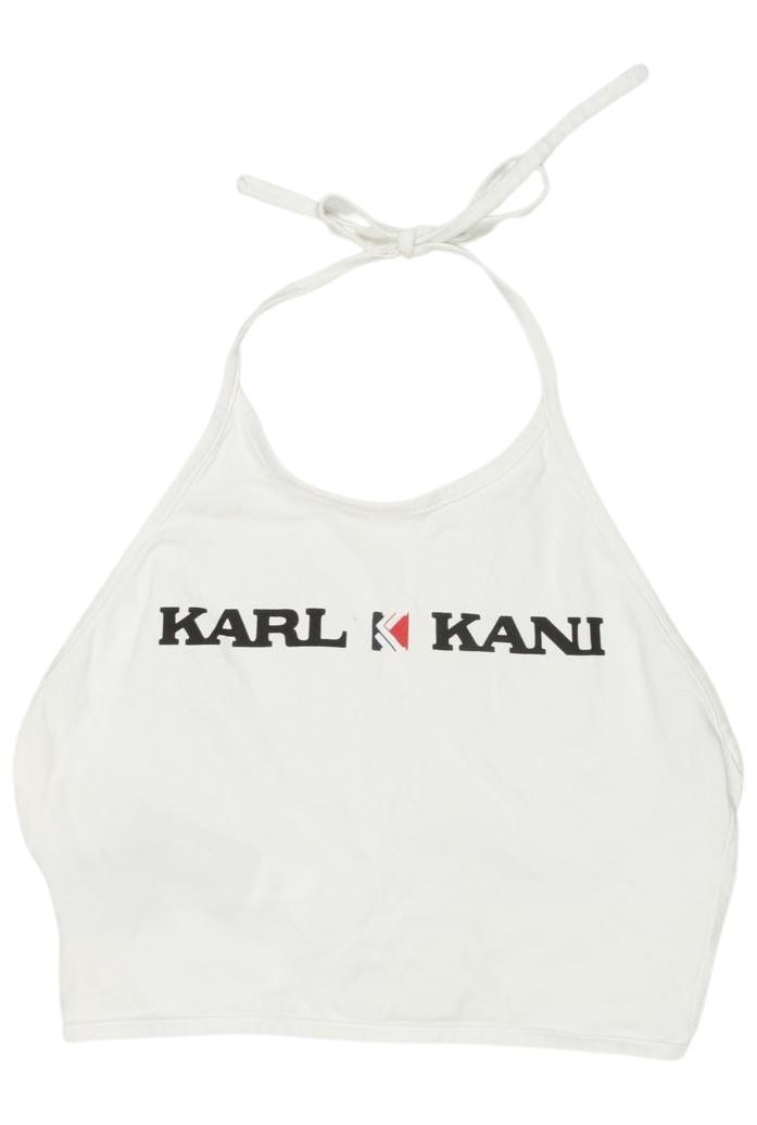 

Karl Kani Damen Top, weiß, Gr. 34