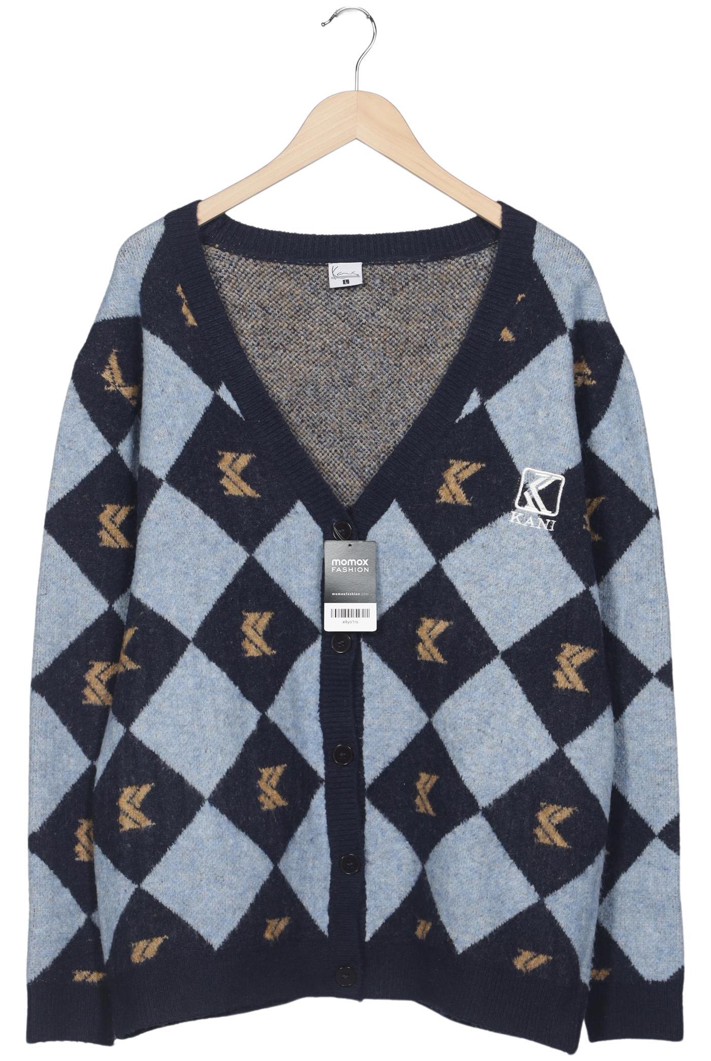 Thumbnail - Karl Kani Herren Strickjacke, marineblau, Gr. 52