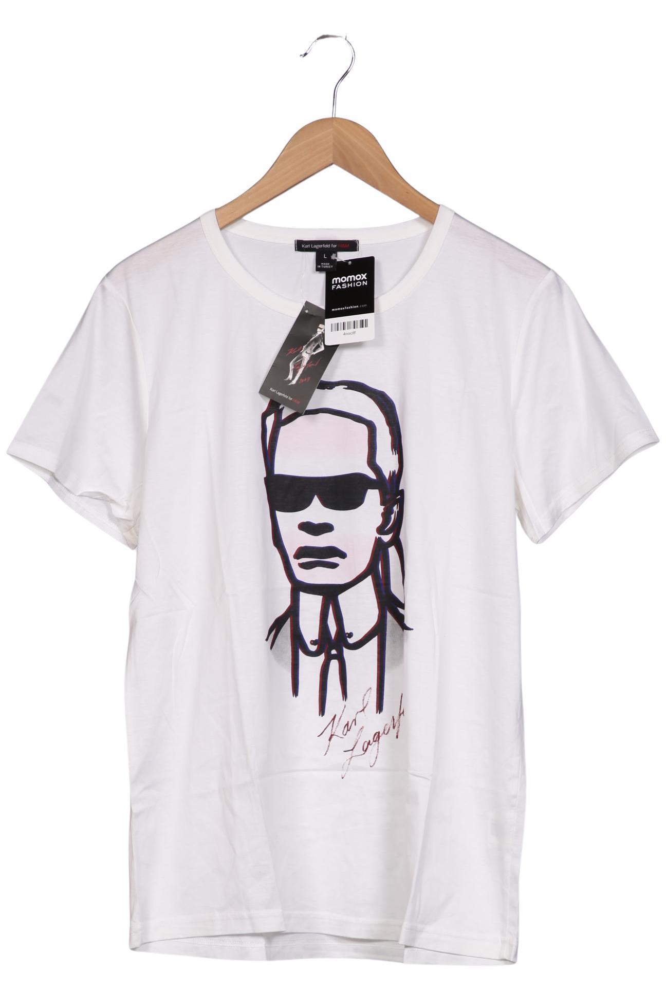 

Karl Lagerfeld by H&M Damen T-Shirt, weiß, Gr. 42