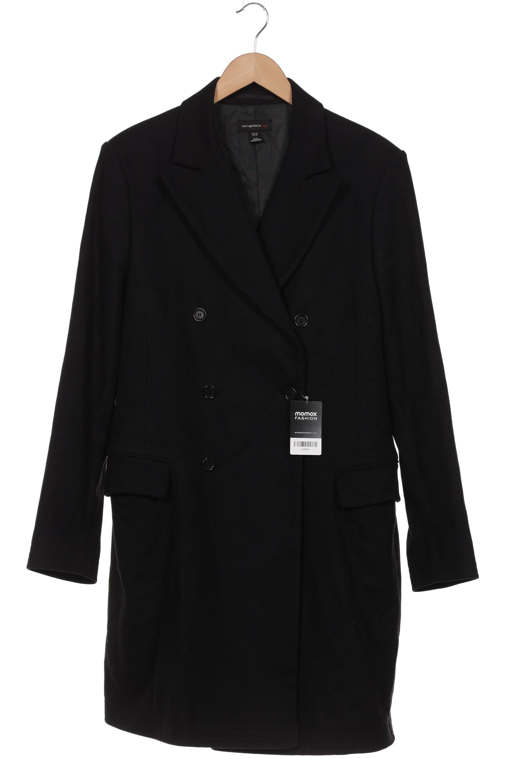 

Karl Lagerfeld by H&M Damen Mantel, schwarz, Gr. 52