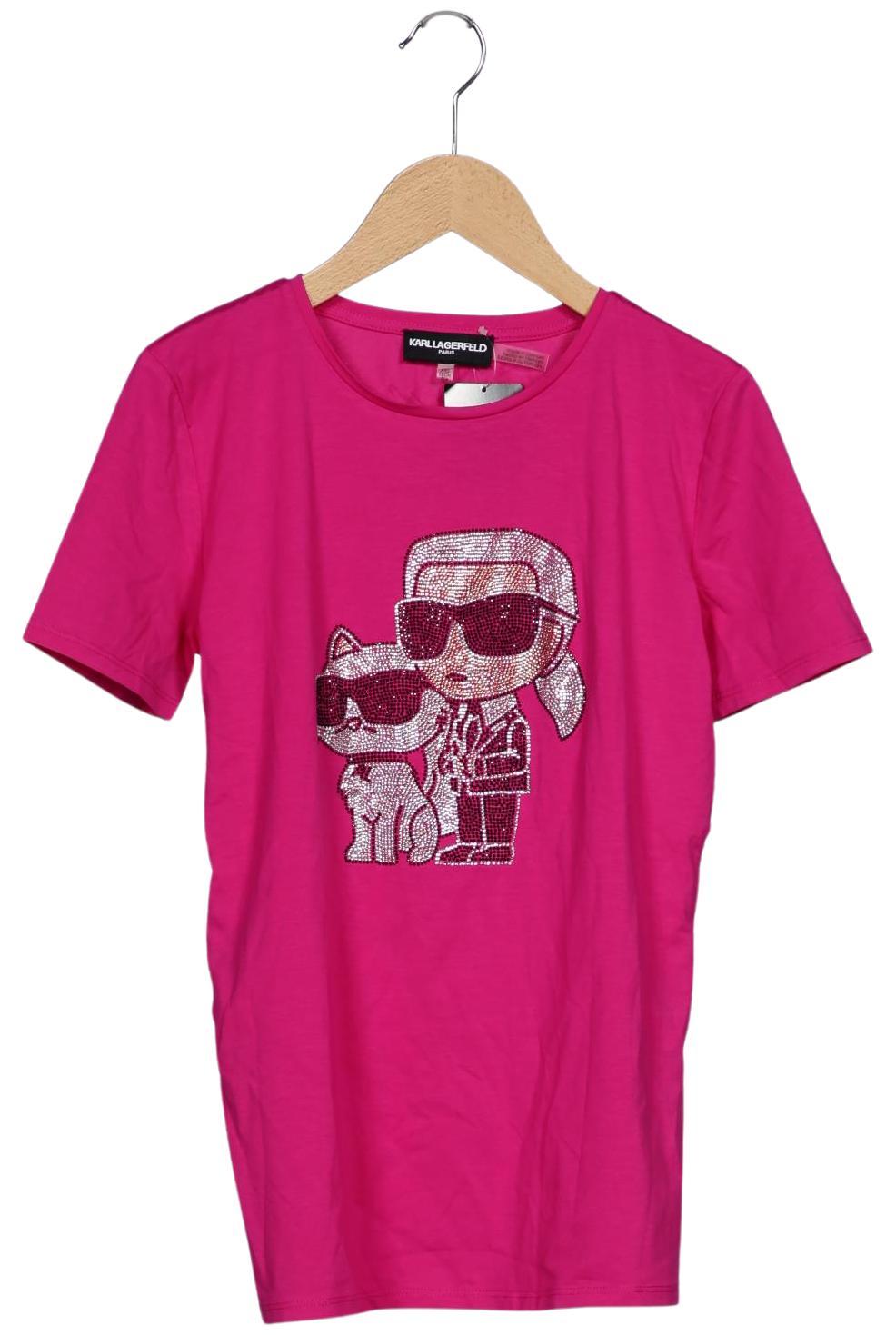 

Karl Lagerfeld Damen T-Shirt, pink, Gr. 32