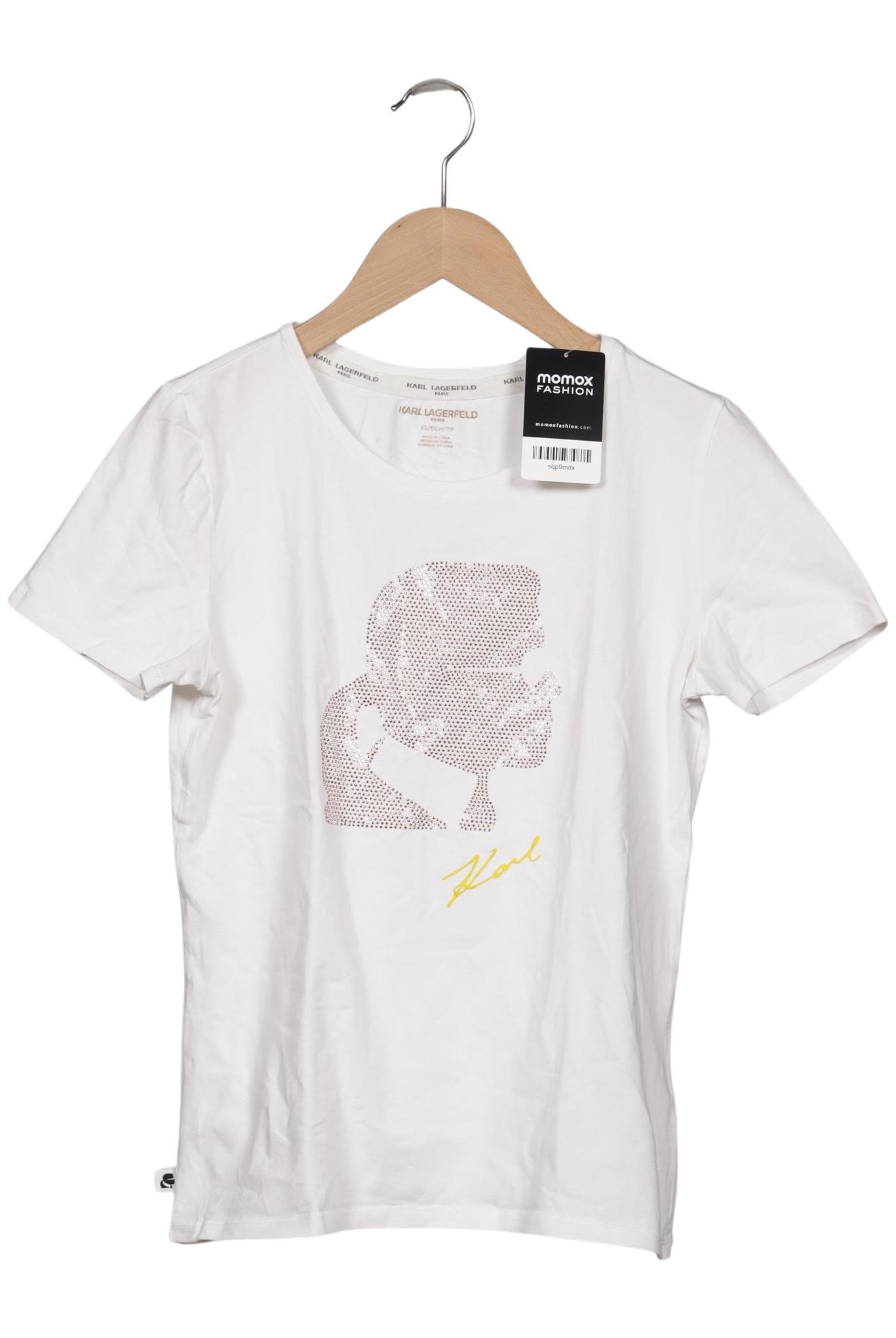 

Karl Lagerfeld Damen T-Shirt, weiß, Gr. 34
