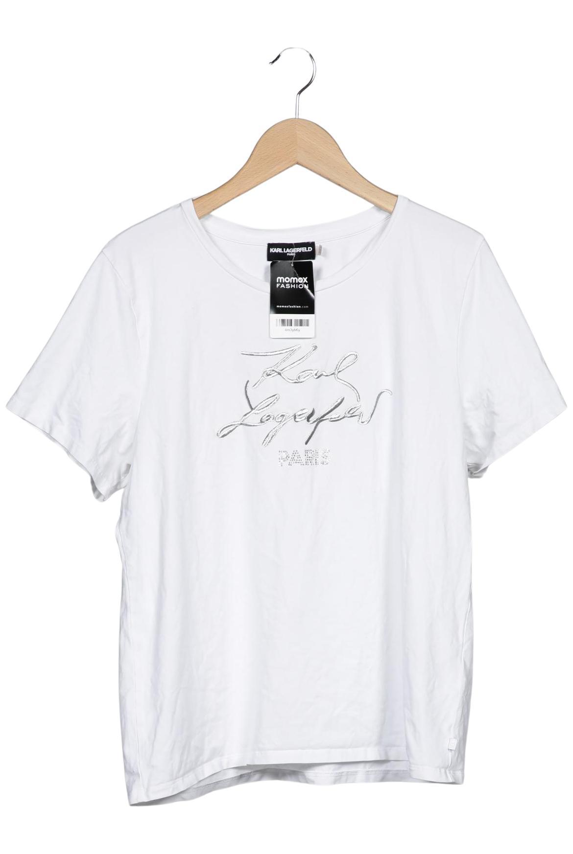 

Karl Lagerfeld Damen T-Shirt, weiß, Gr. 44
