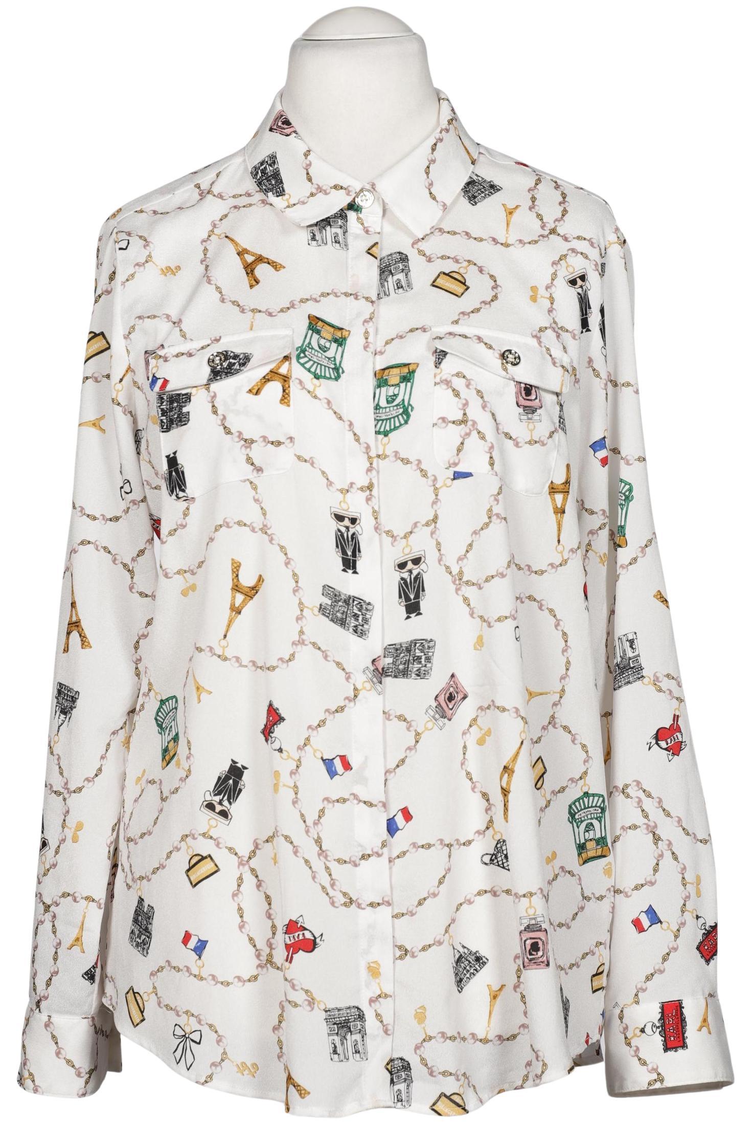 

Karl Lagerfeld Damen Bluse, weiß, Gr. 42